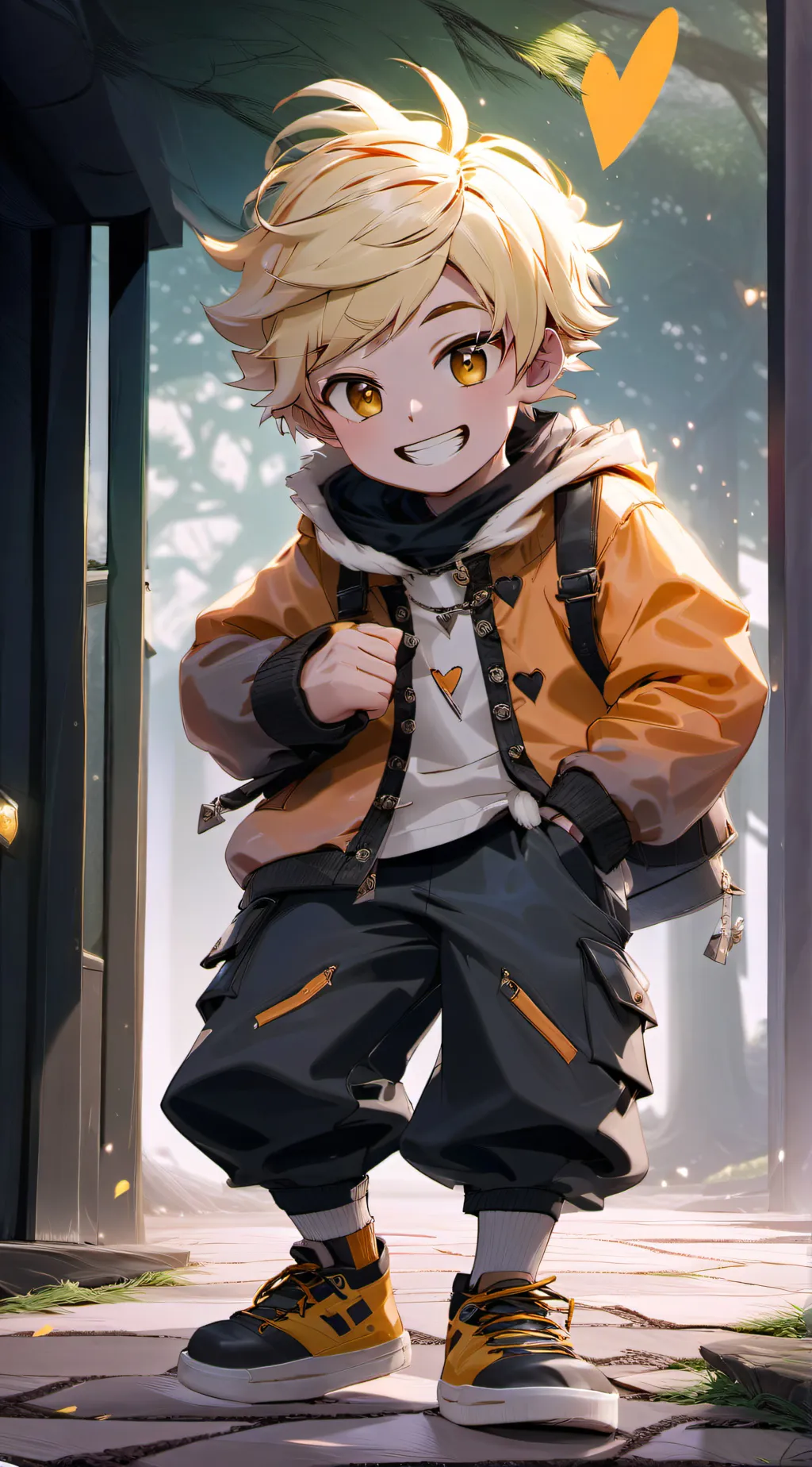 ai character: zenitsu agatsuma background