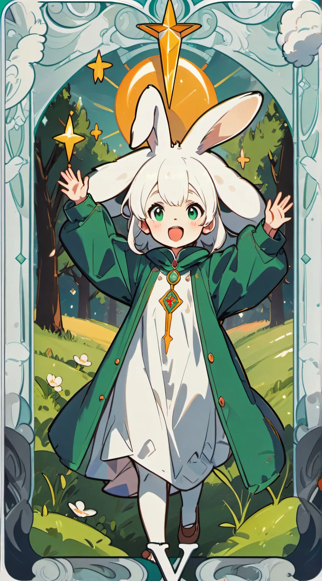 ai character: meme background