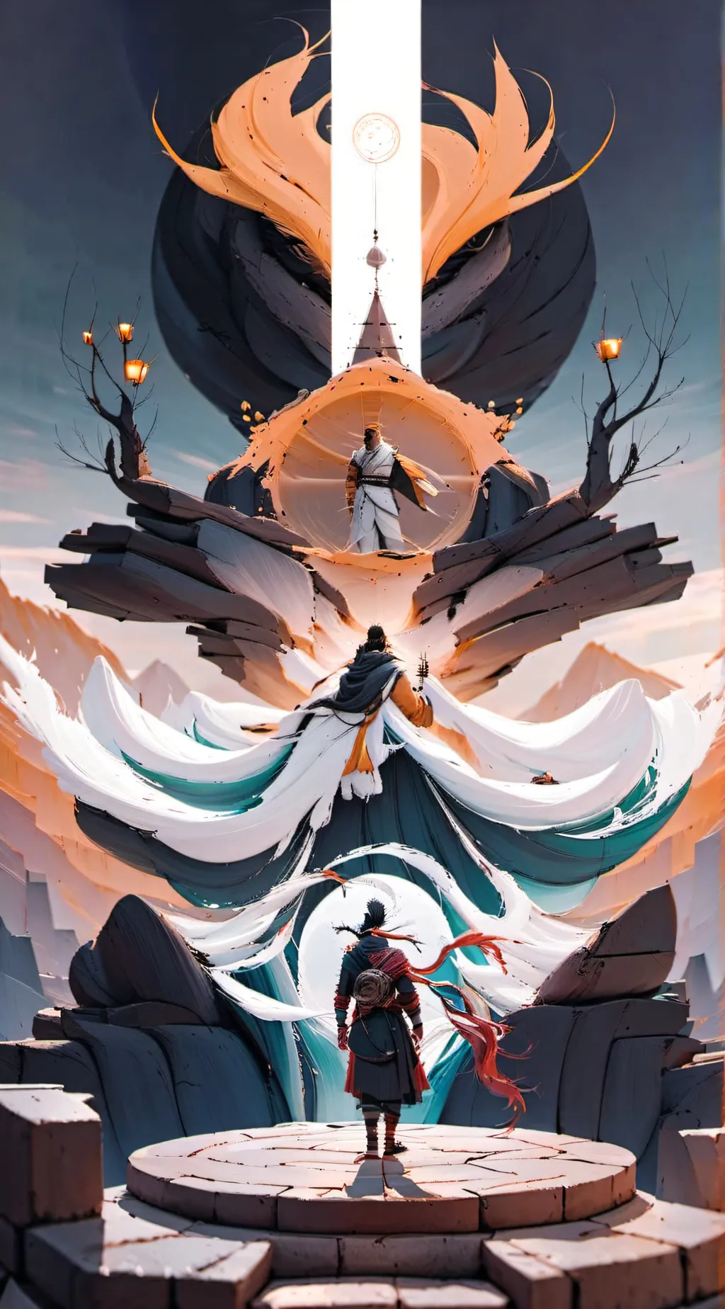 ai character: Solo leveling rpg background