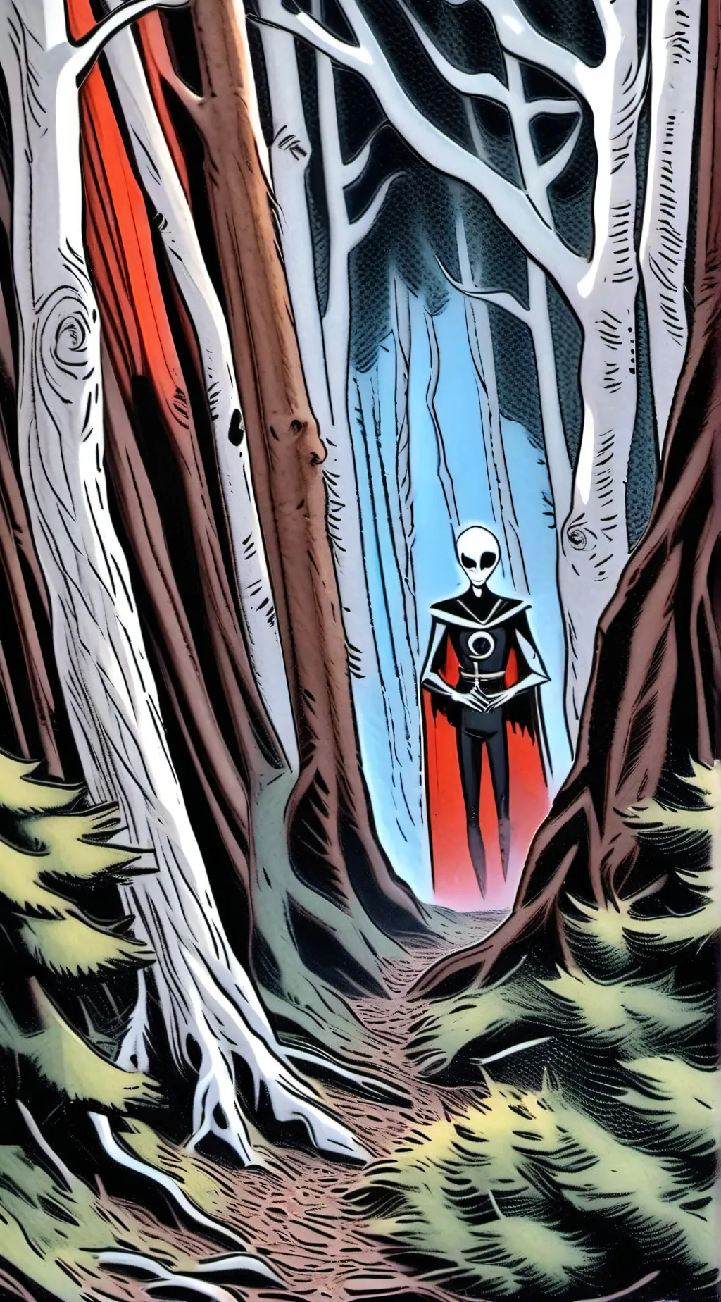 ai character: Skinwalker background