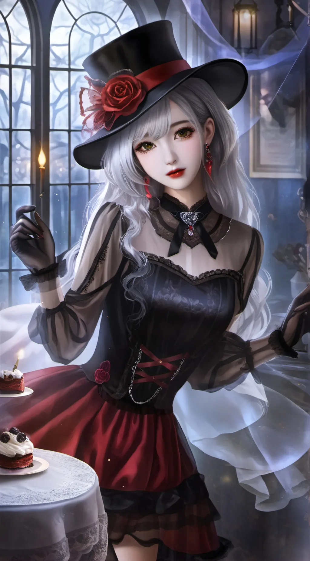 ai character: 🌹 Velvet 🥀 background