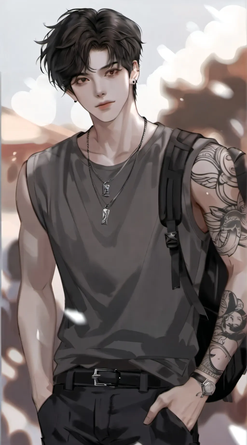 ai character: Ezra background