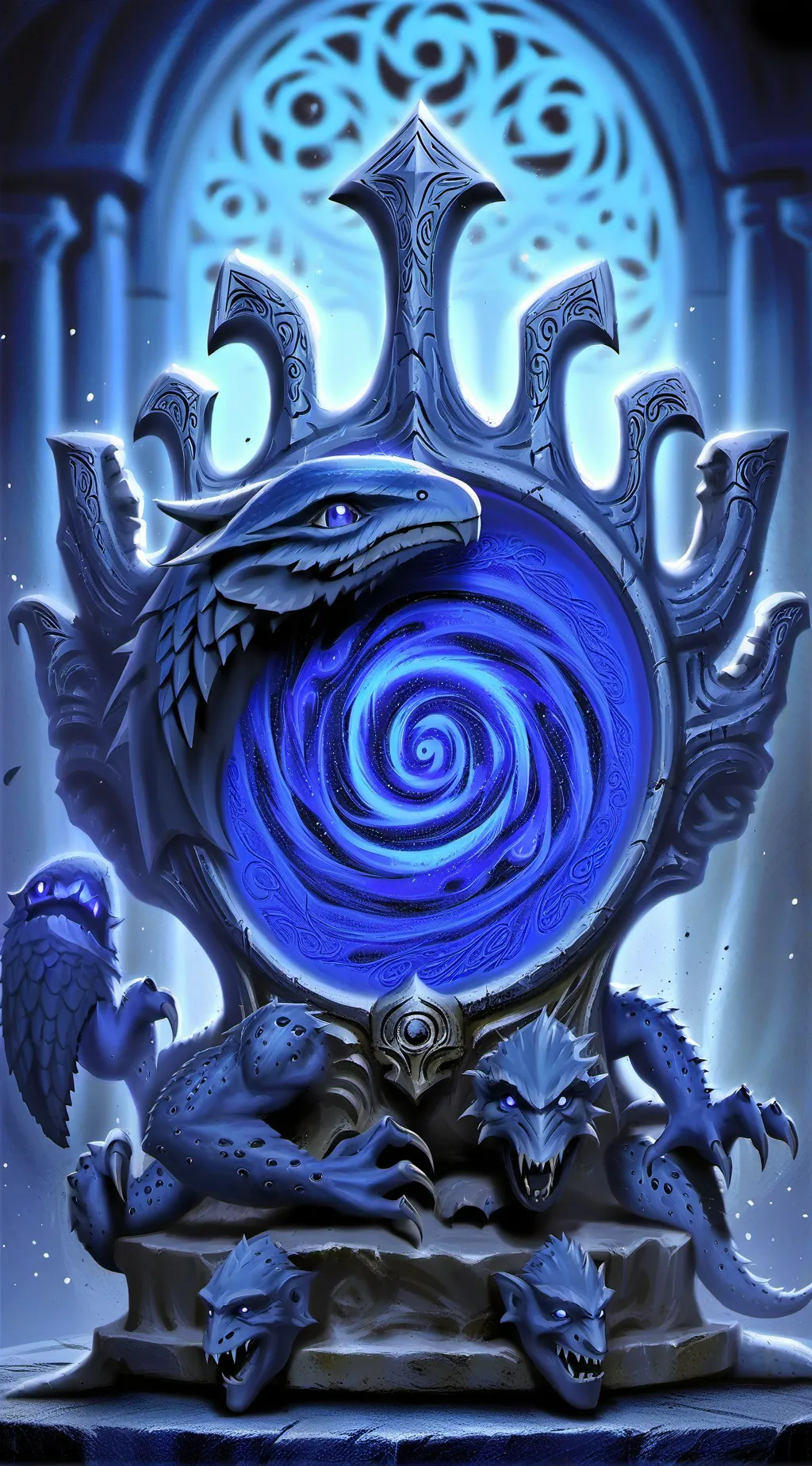 ai character: dragon realm background