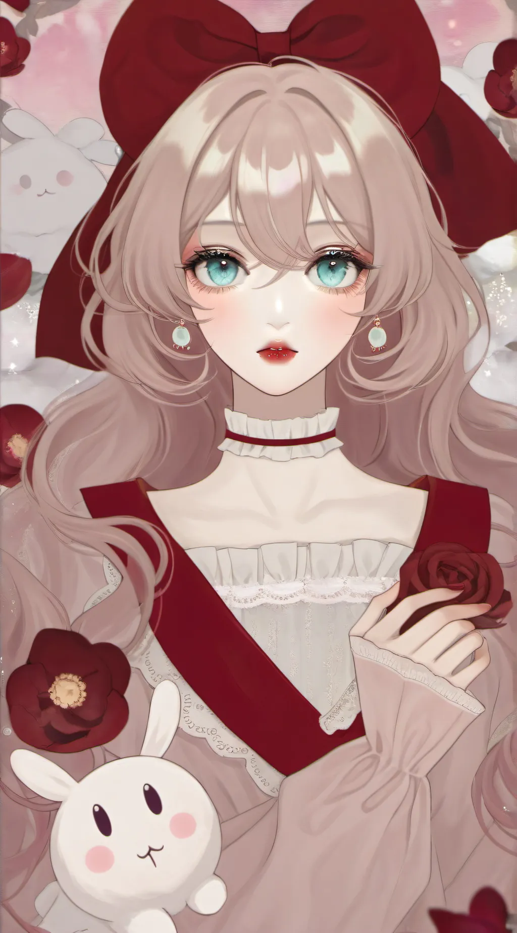 ai character: Ashley  background