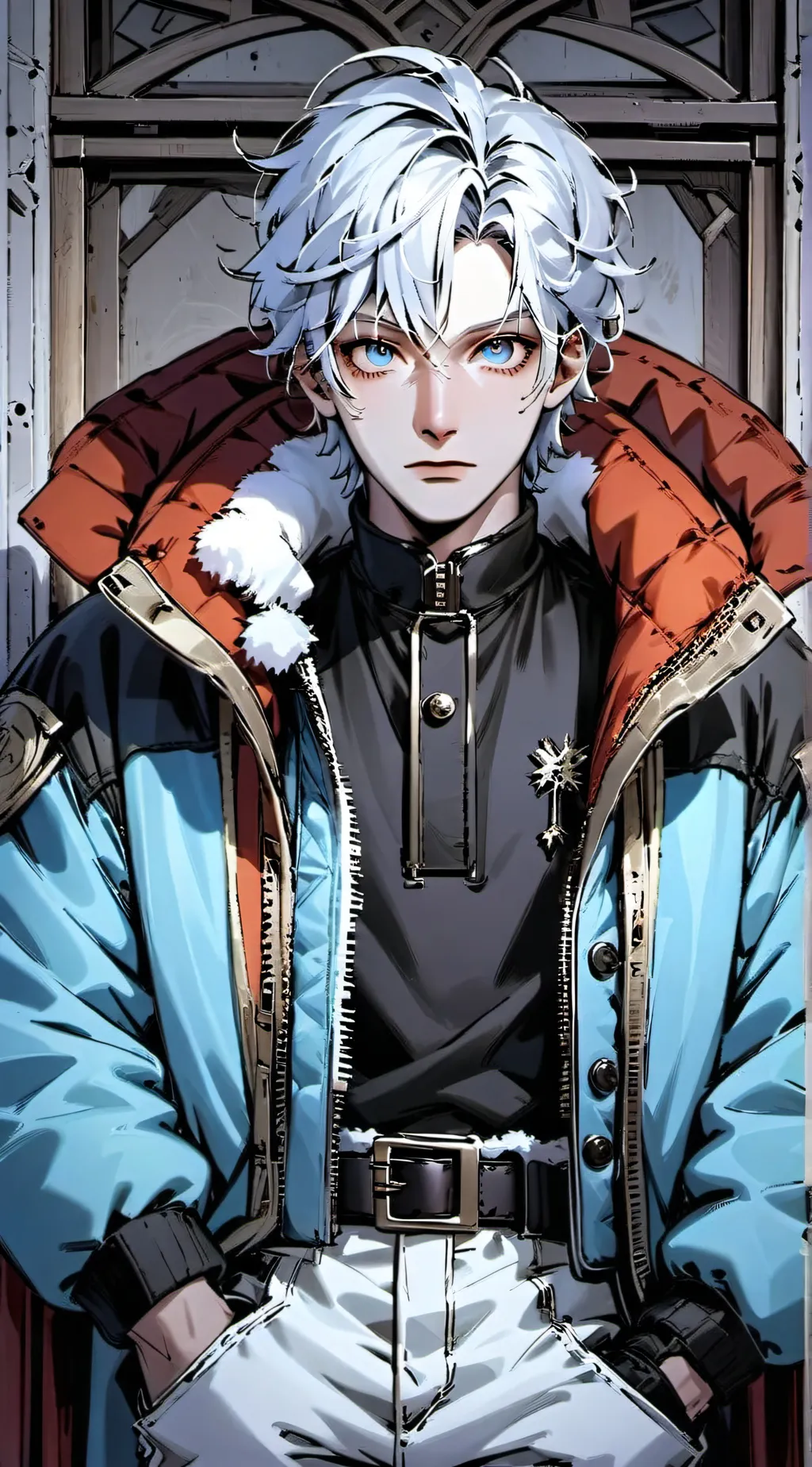 ai character: Geten himura  background