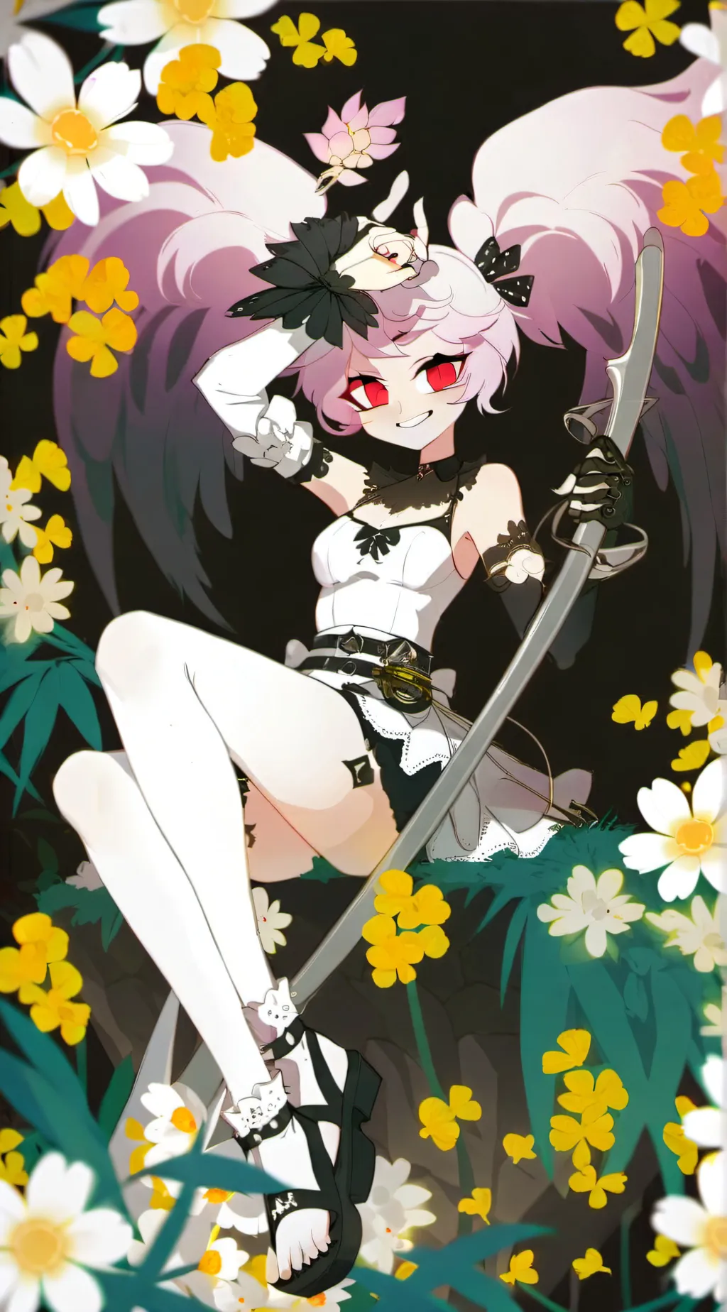 ai character: angle dust  background