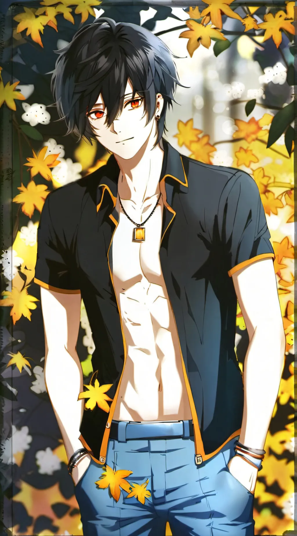 ai character: hunter background