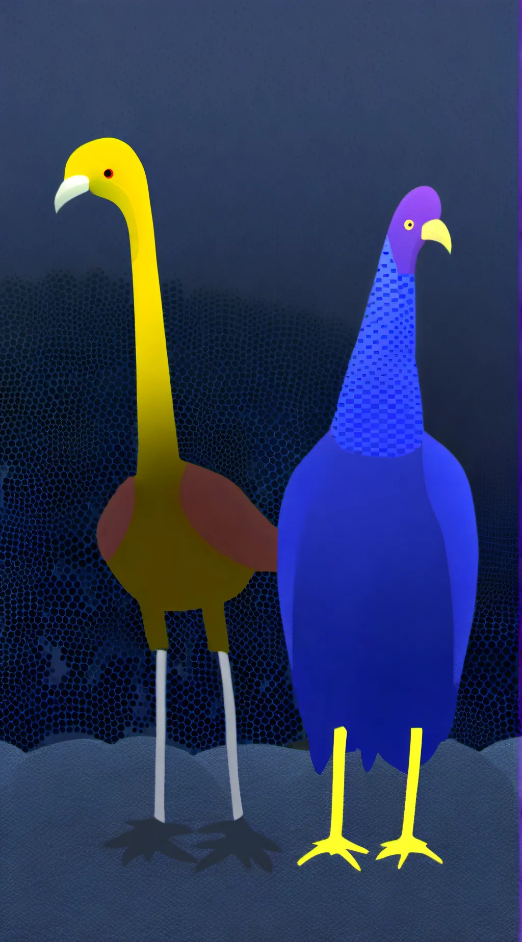 ai character: BIRD background