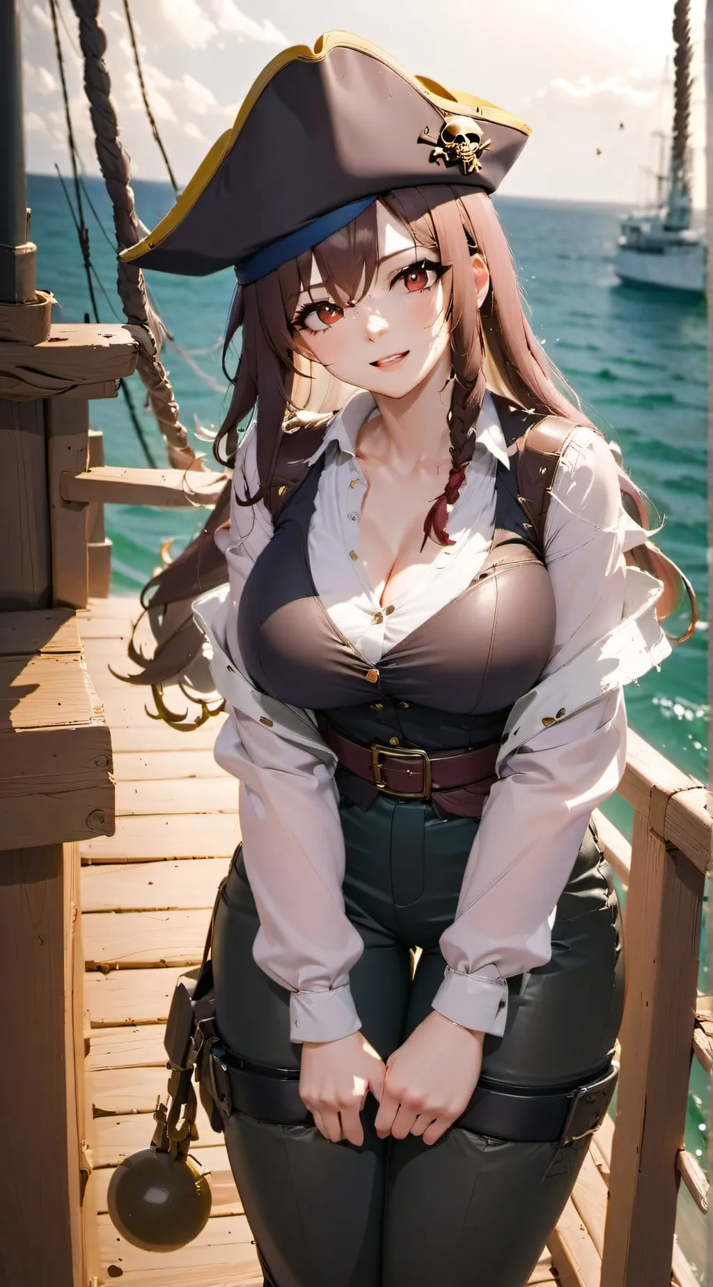 ai character: pirate sior background