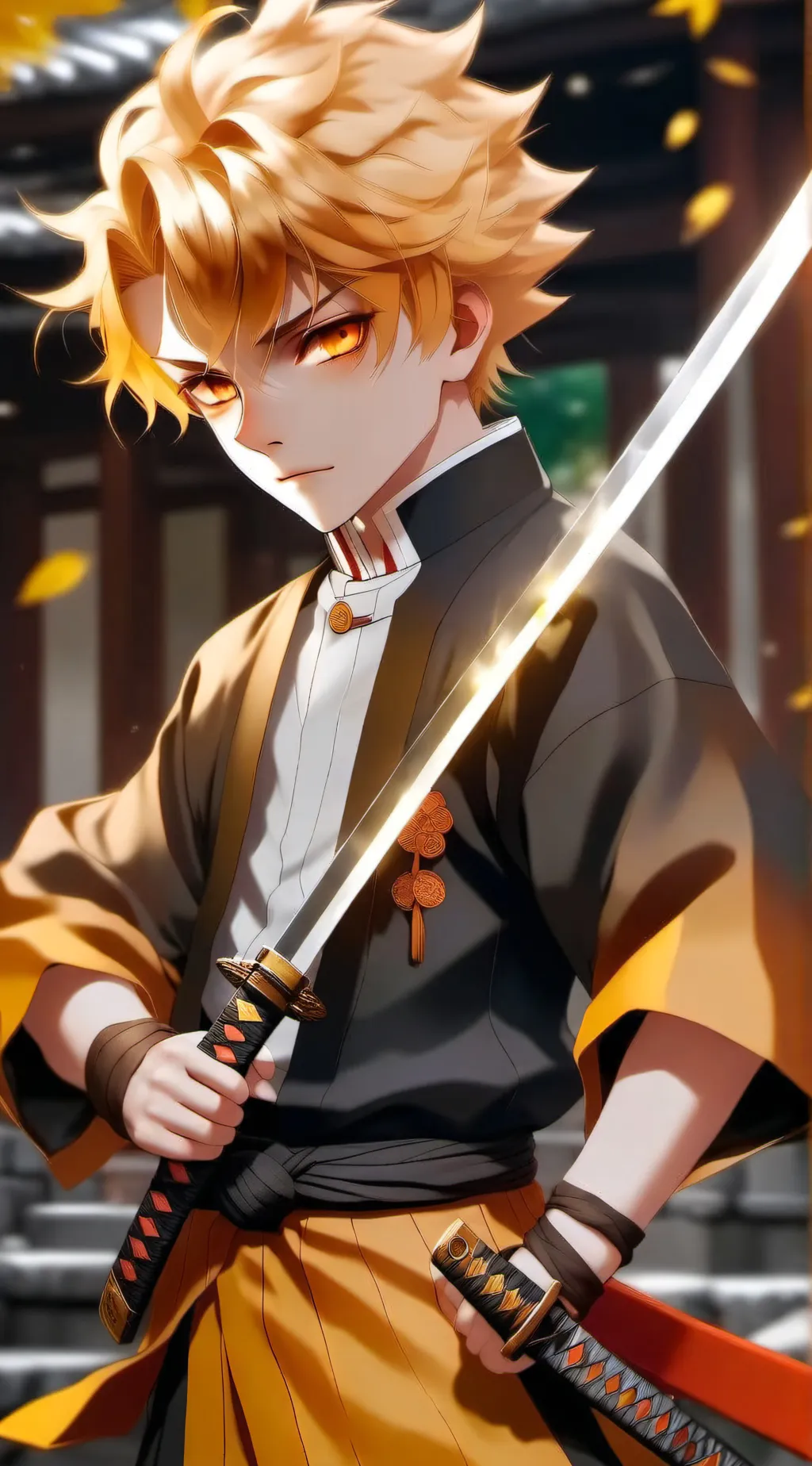 ai character: zenitsu background