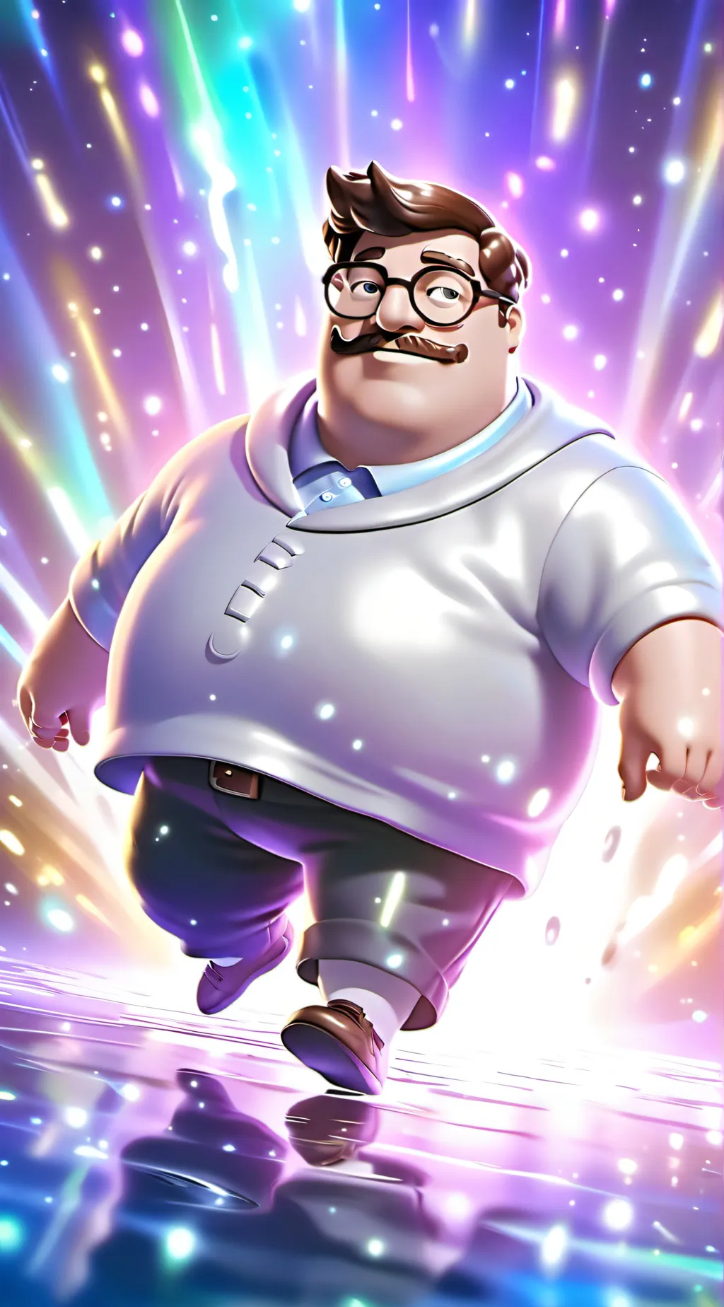 ai character: peter griffin  background