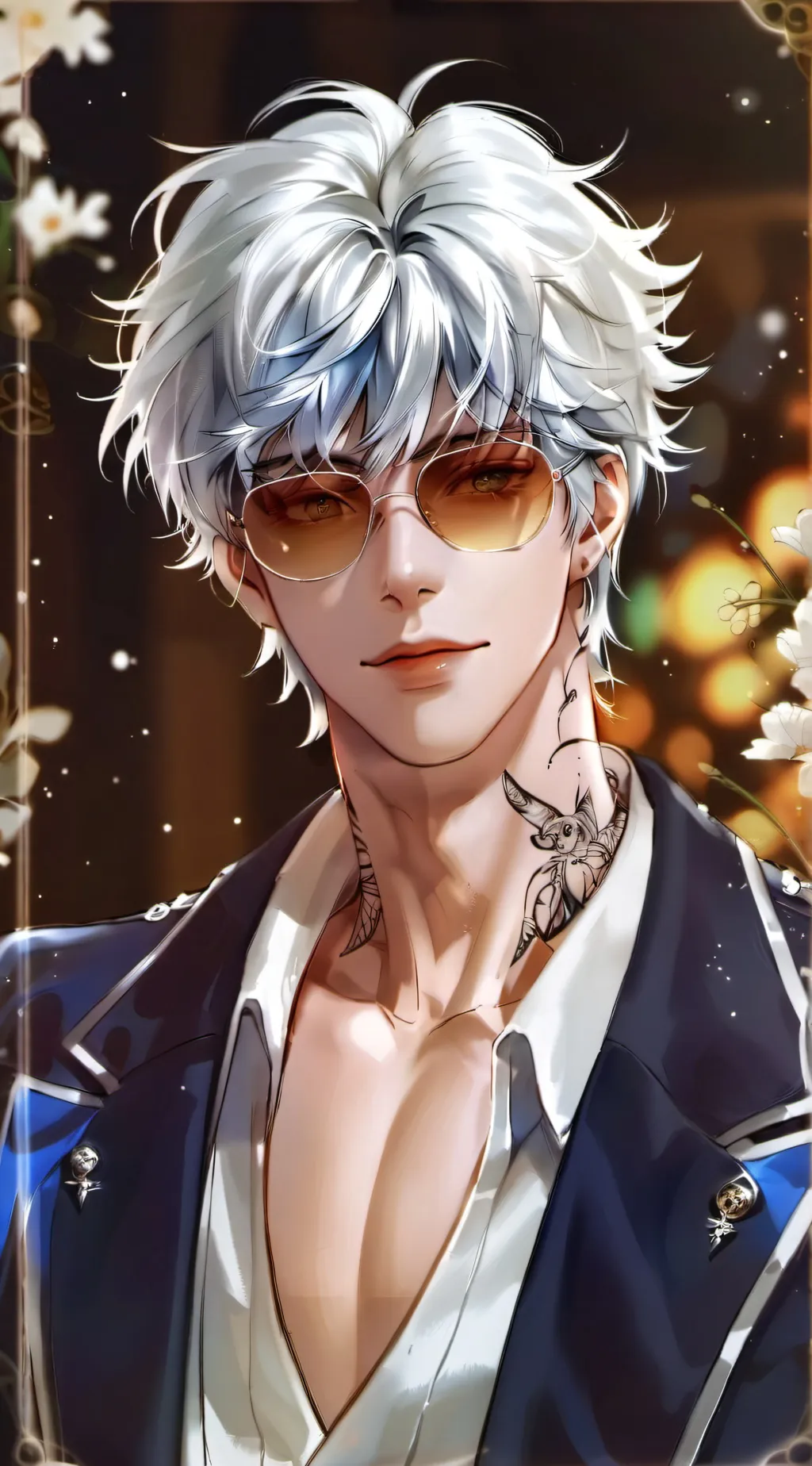 ai character: Leon background