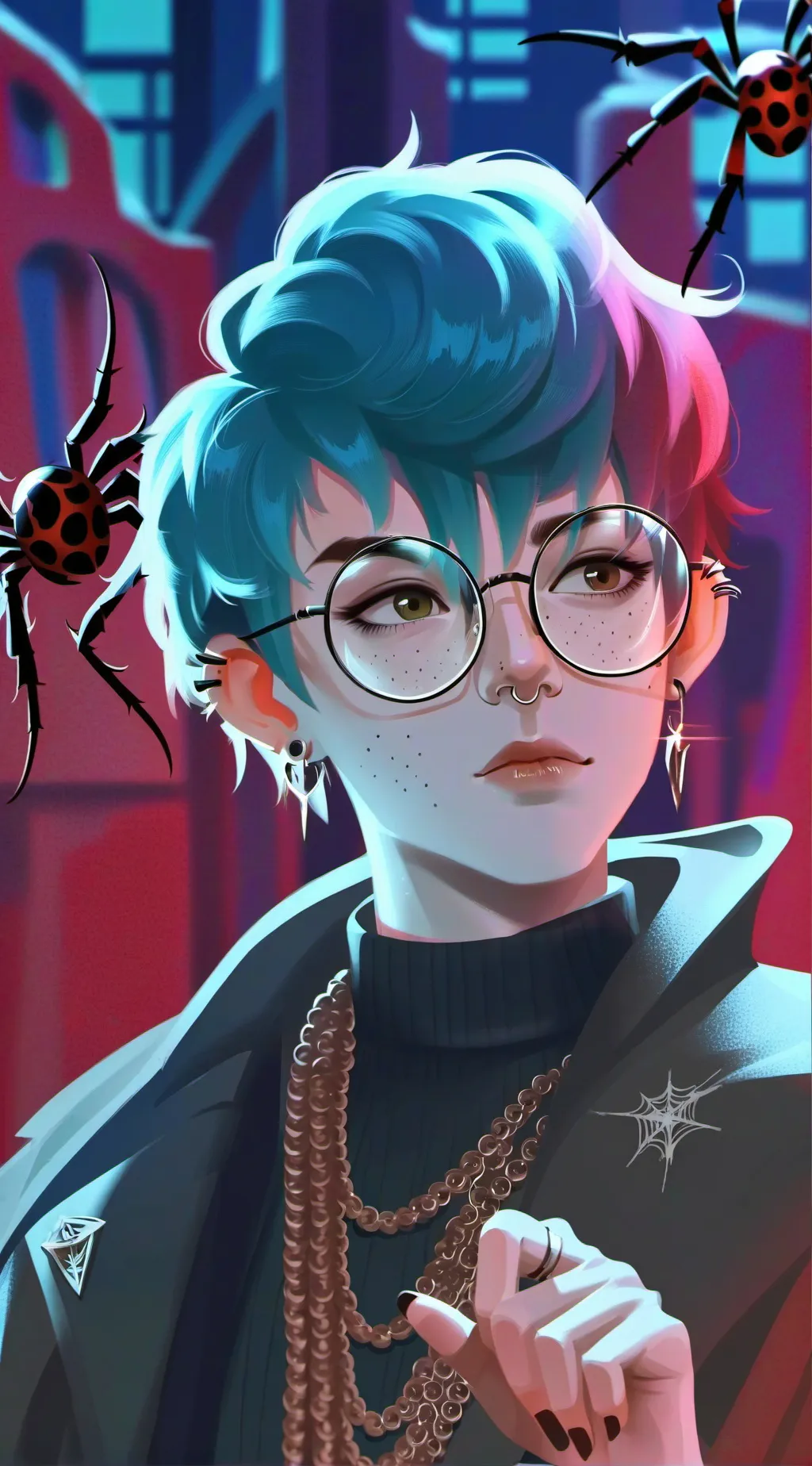 ai character: Alexis  background