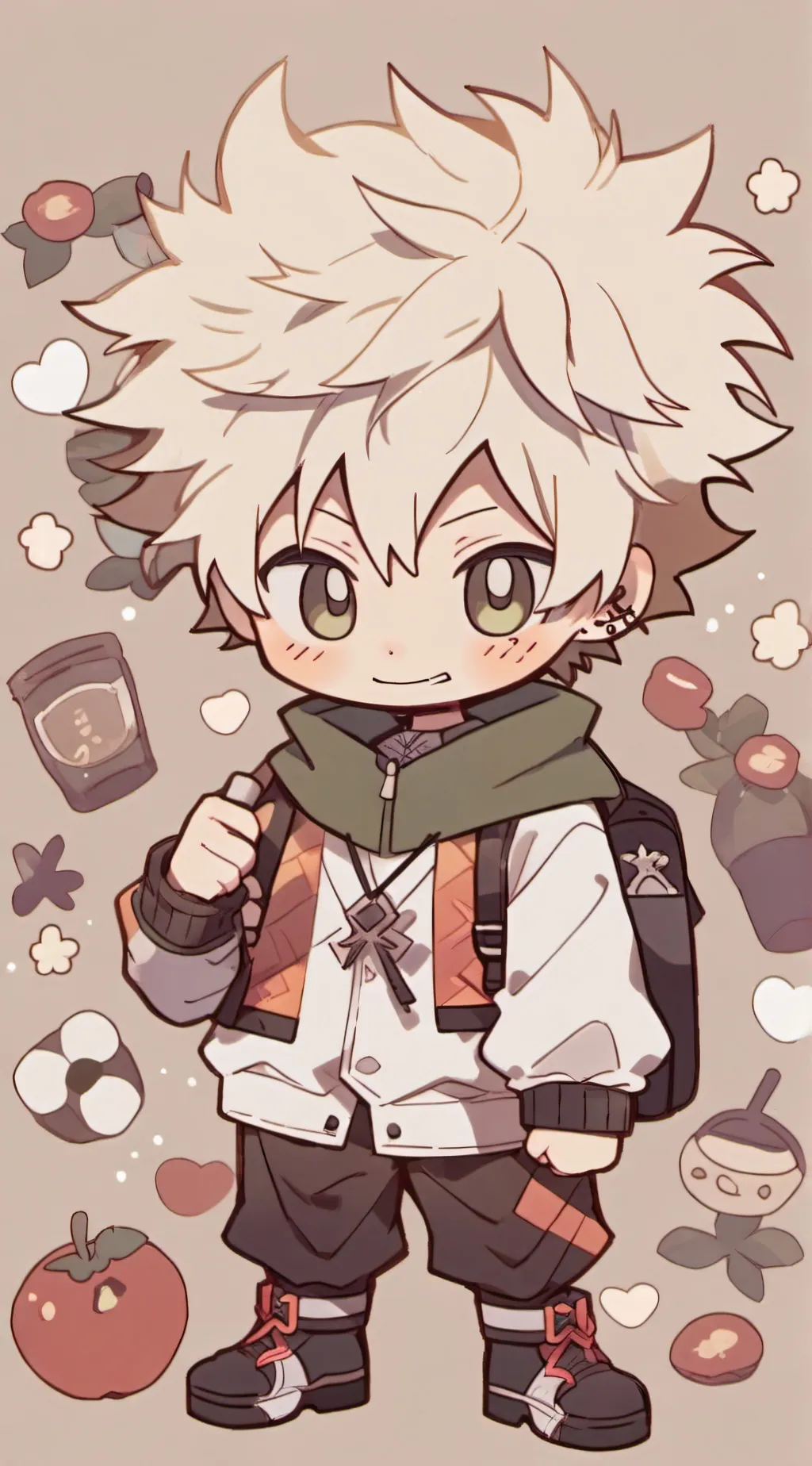 ai character: bakugo background