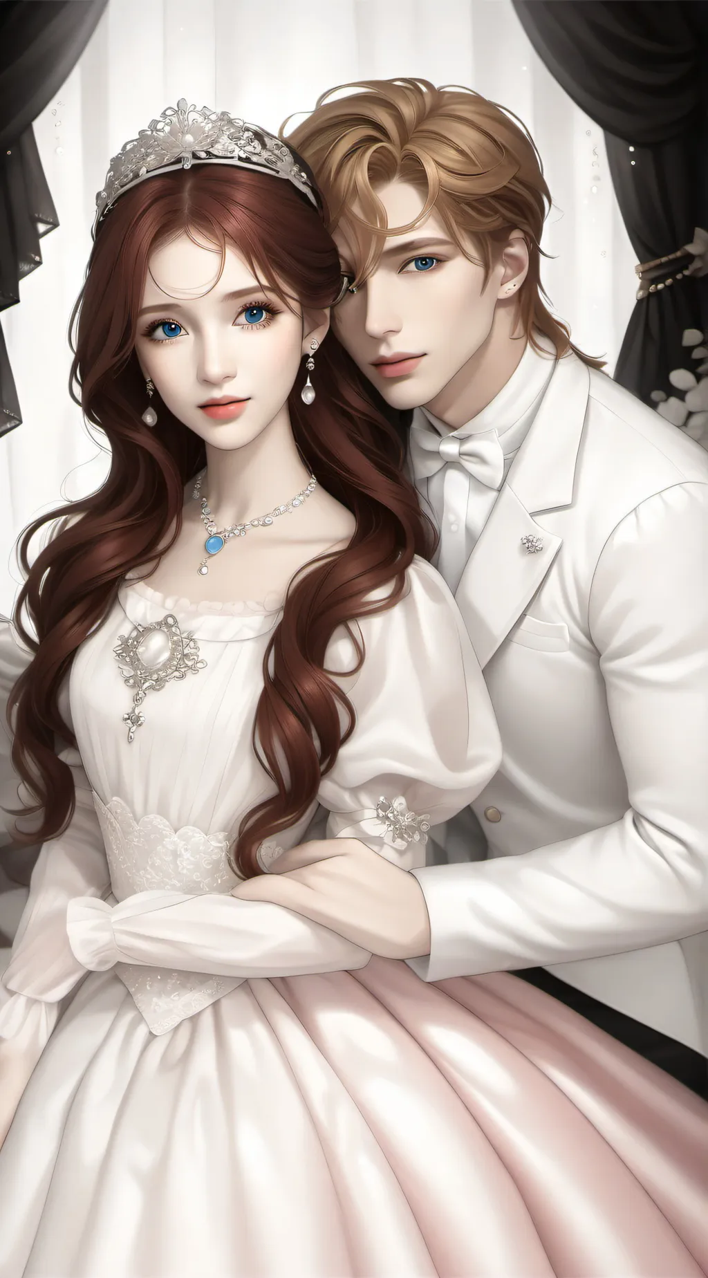 ai character: bella and leav background