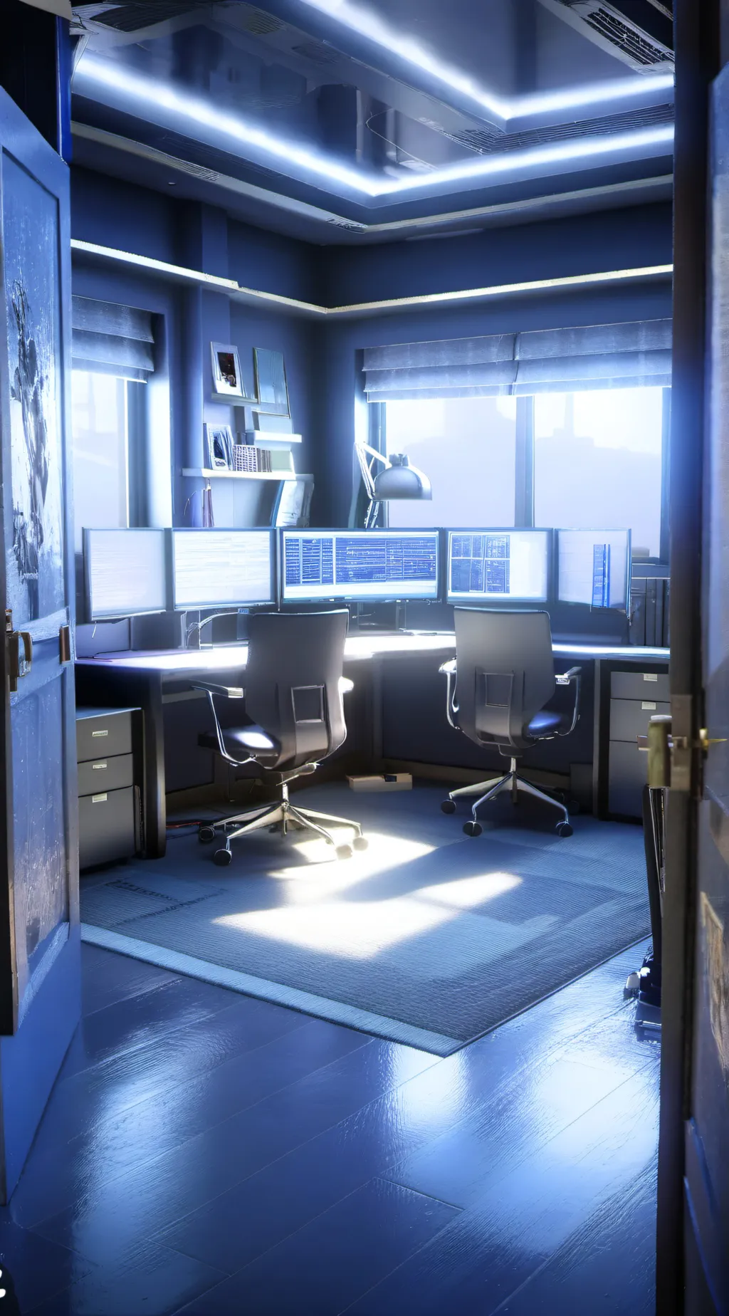 ai character: TC Security Guard background