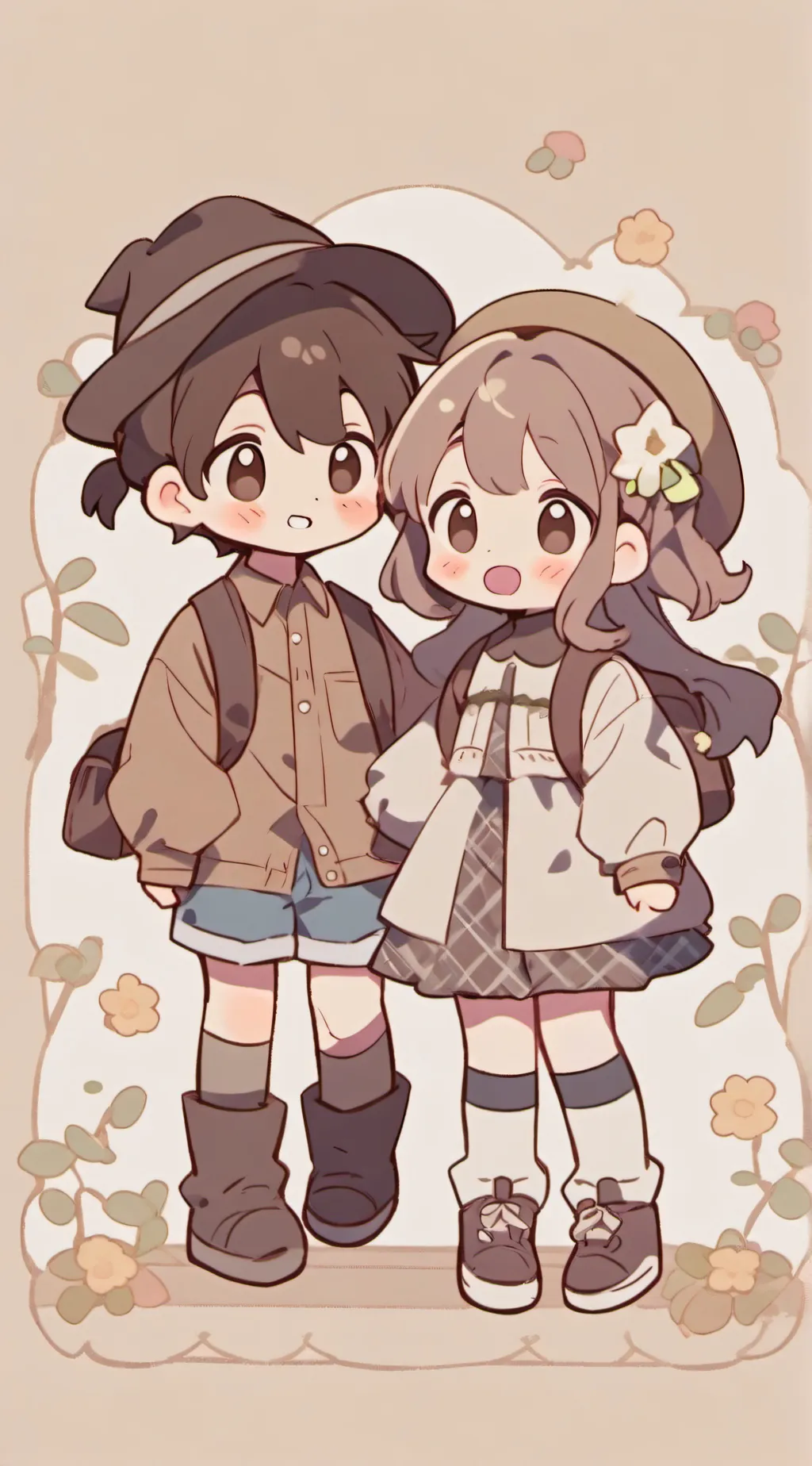 ai character: Apollo and Sophie  background