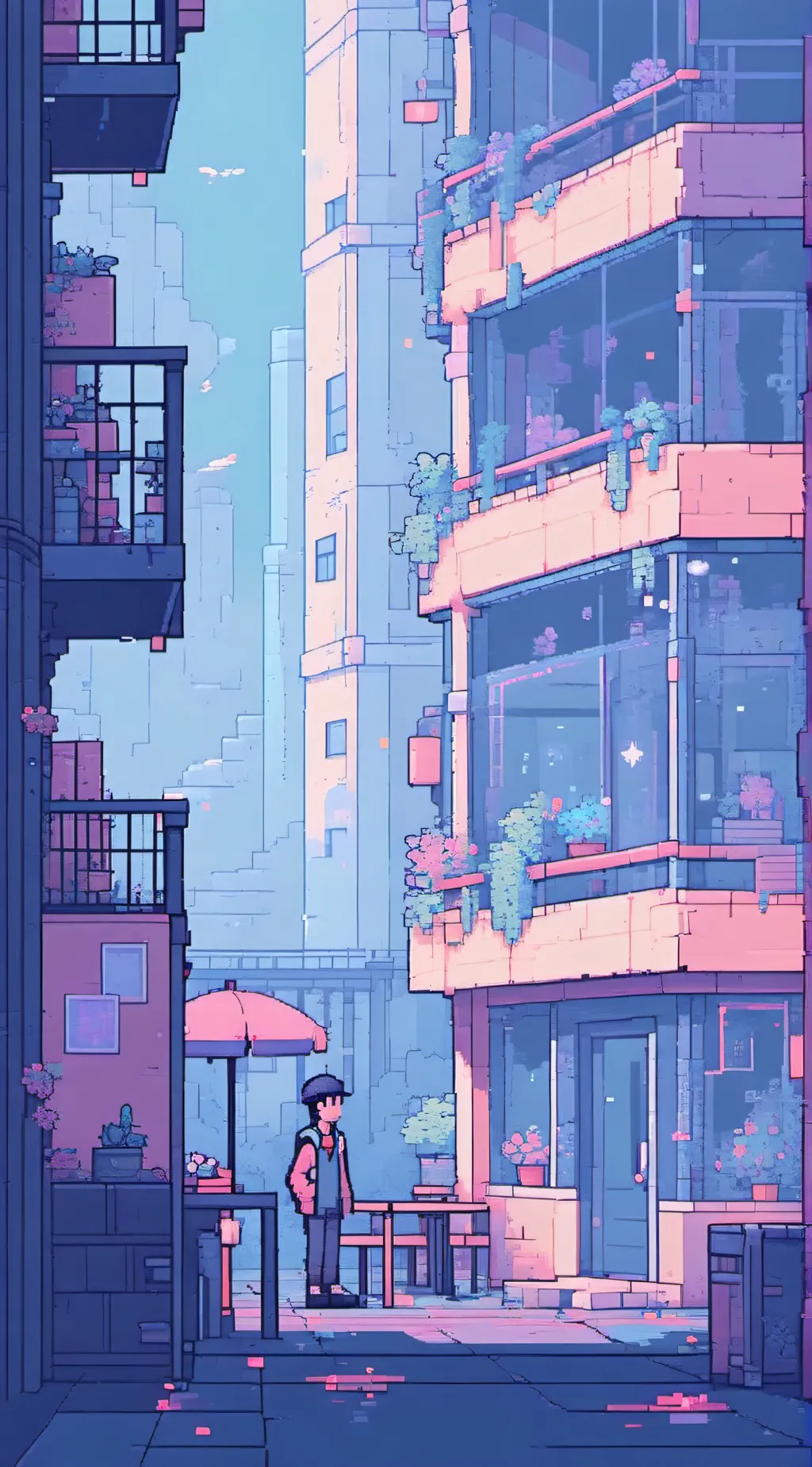 ai character: school  background