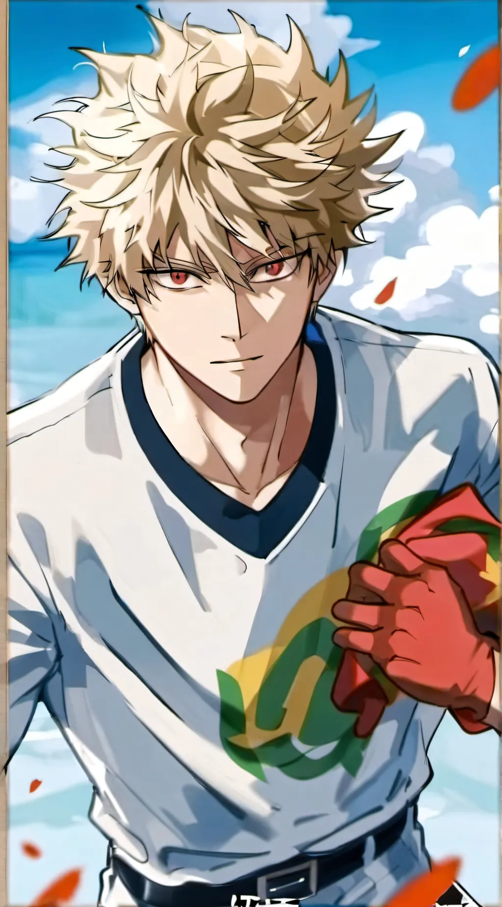 ai character: Katsuki Bakugo background