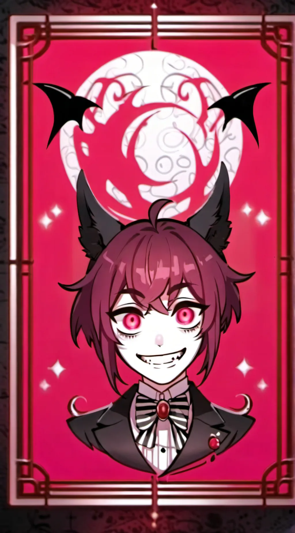 ai character: HH love virus background