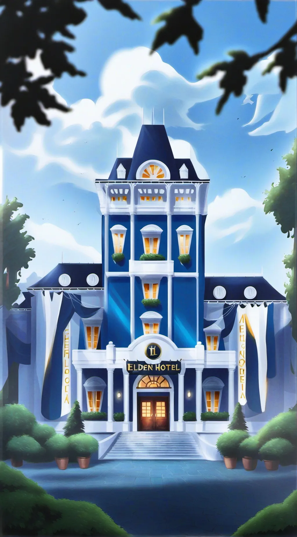 ai character: Hazbin Hootel  background