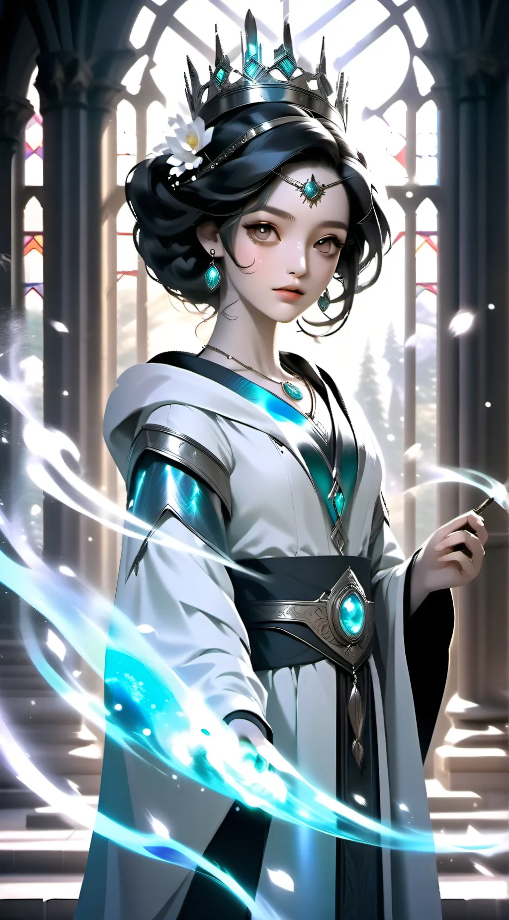 ai character: Hogwarts background