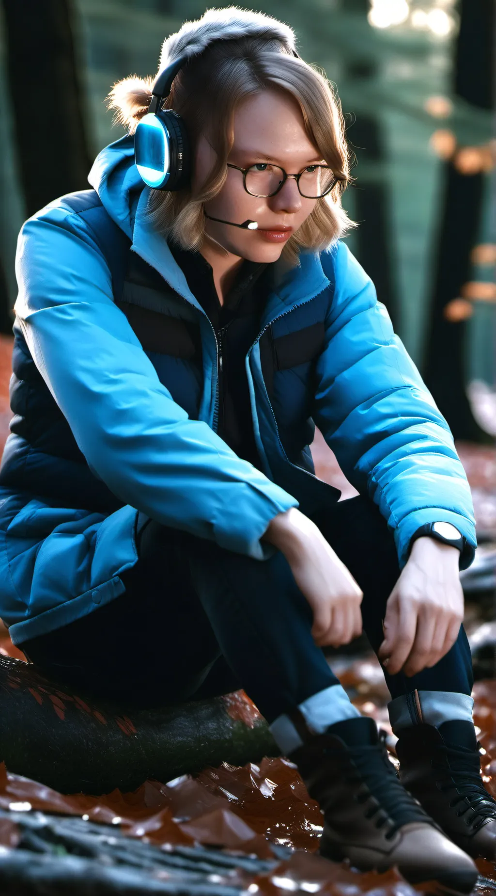 ai character: Griffin gal pal background