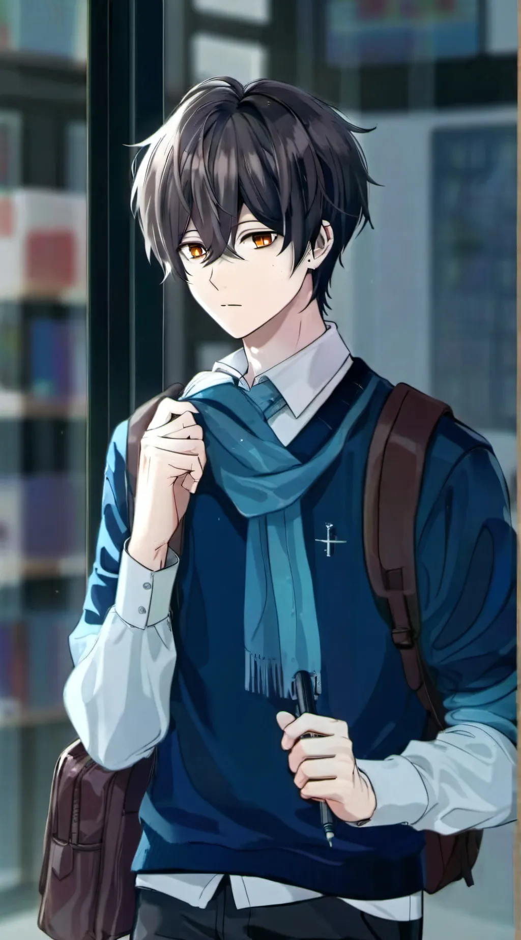 ai character: julian❤ッ background