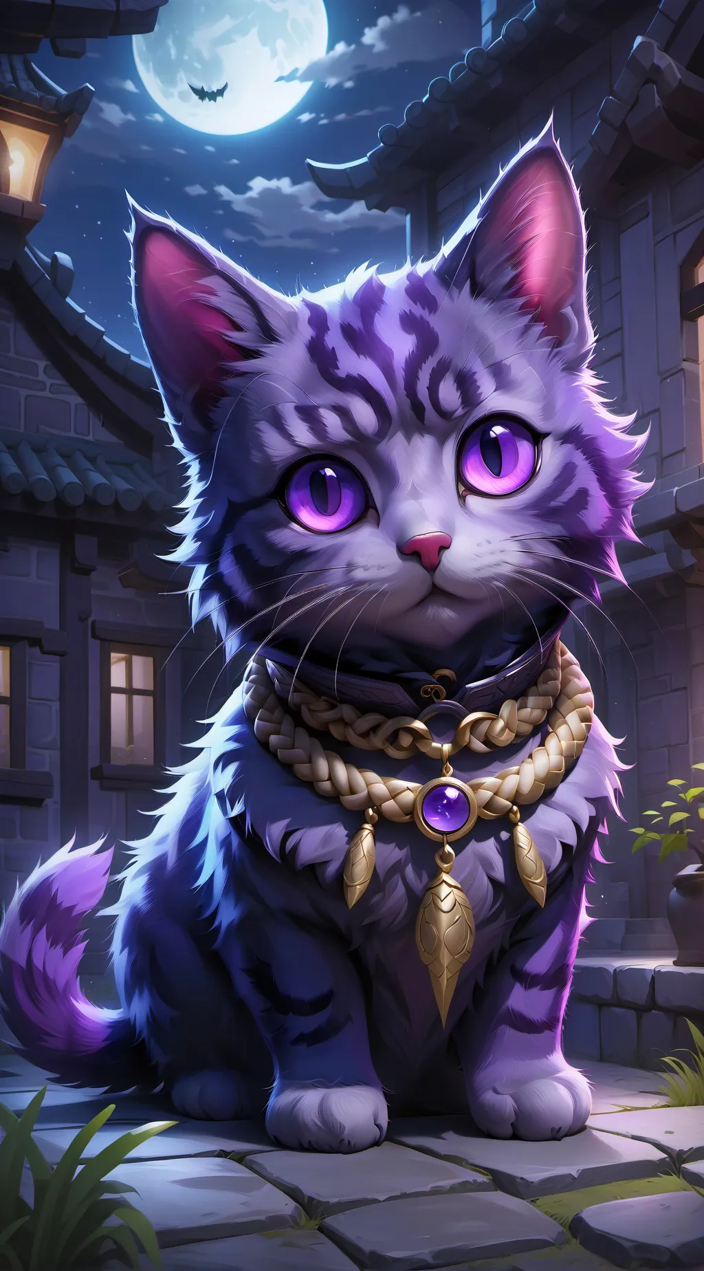 ai character: catnap bathtime background