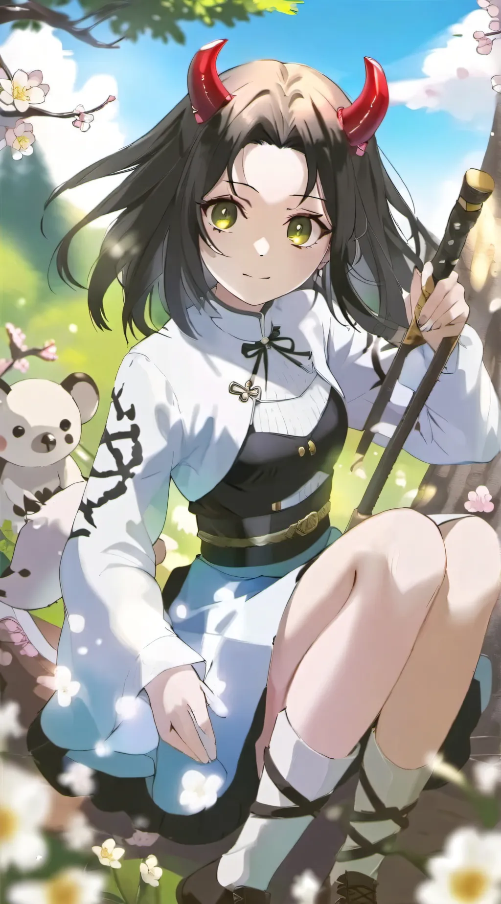 ai character: Demon slayer background