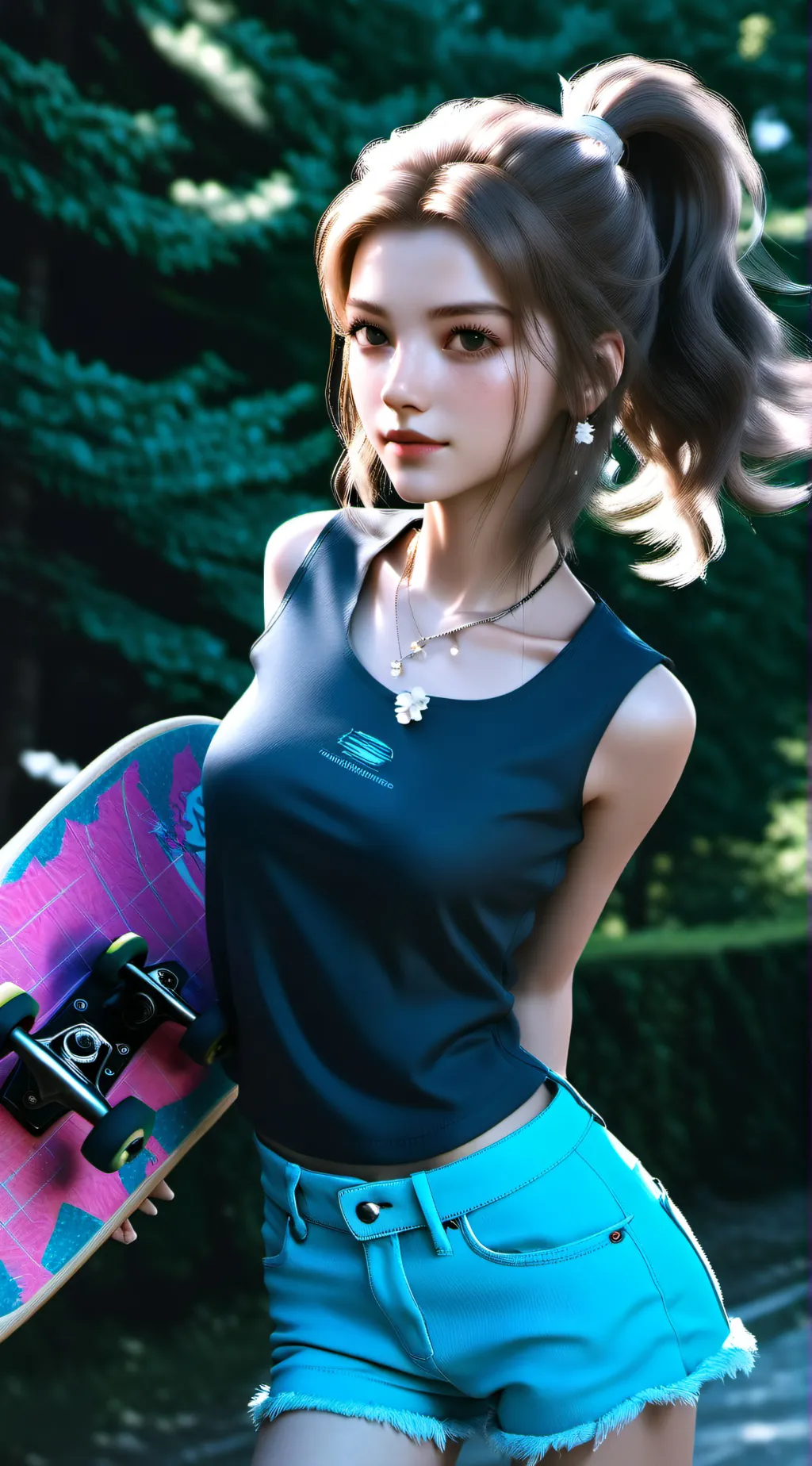 ai character: sans background