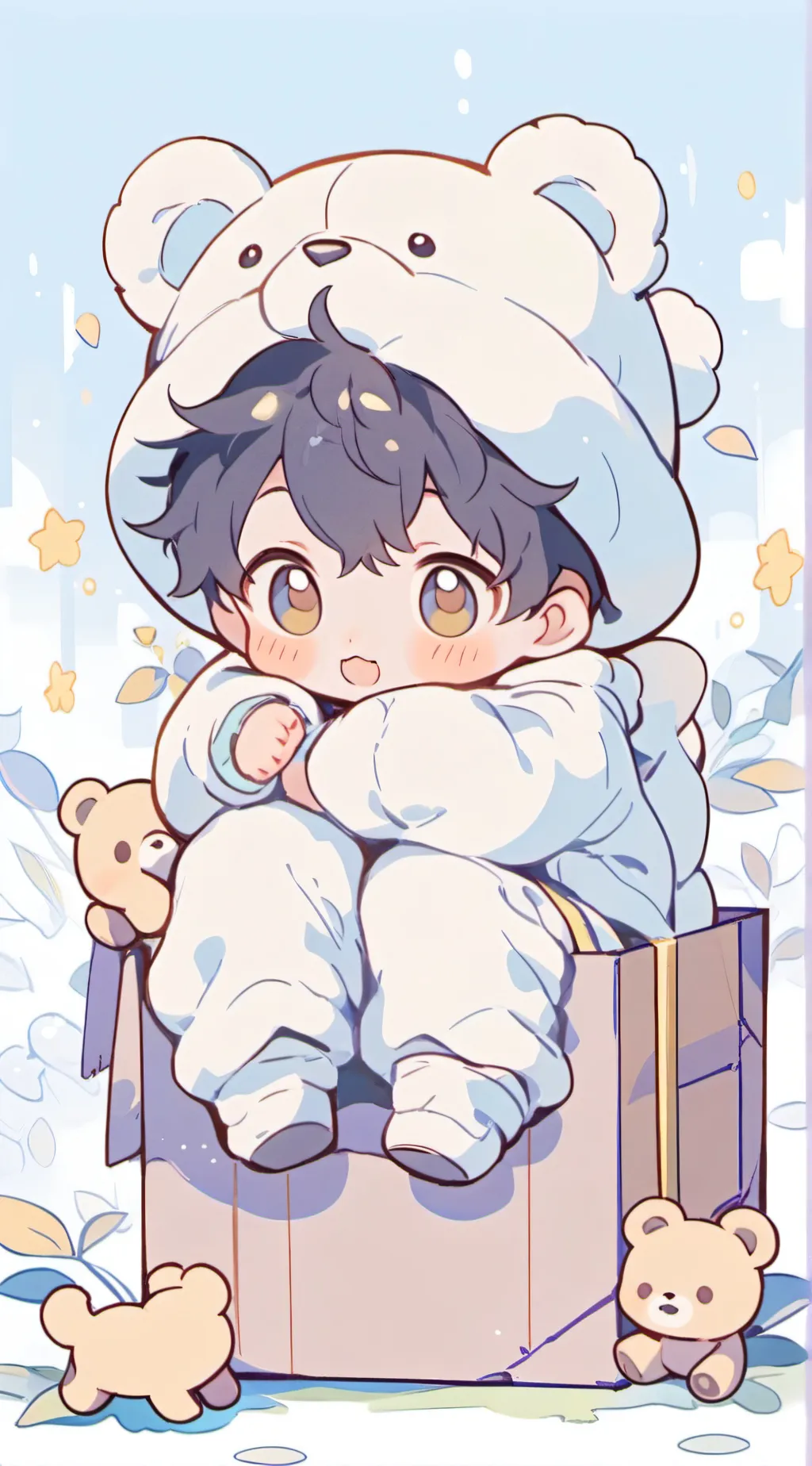 ai character: ✨poor baby🍼🍼🍼🍼✨❤️ background