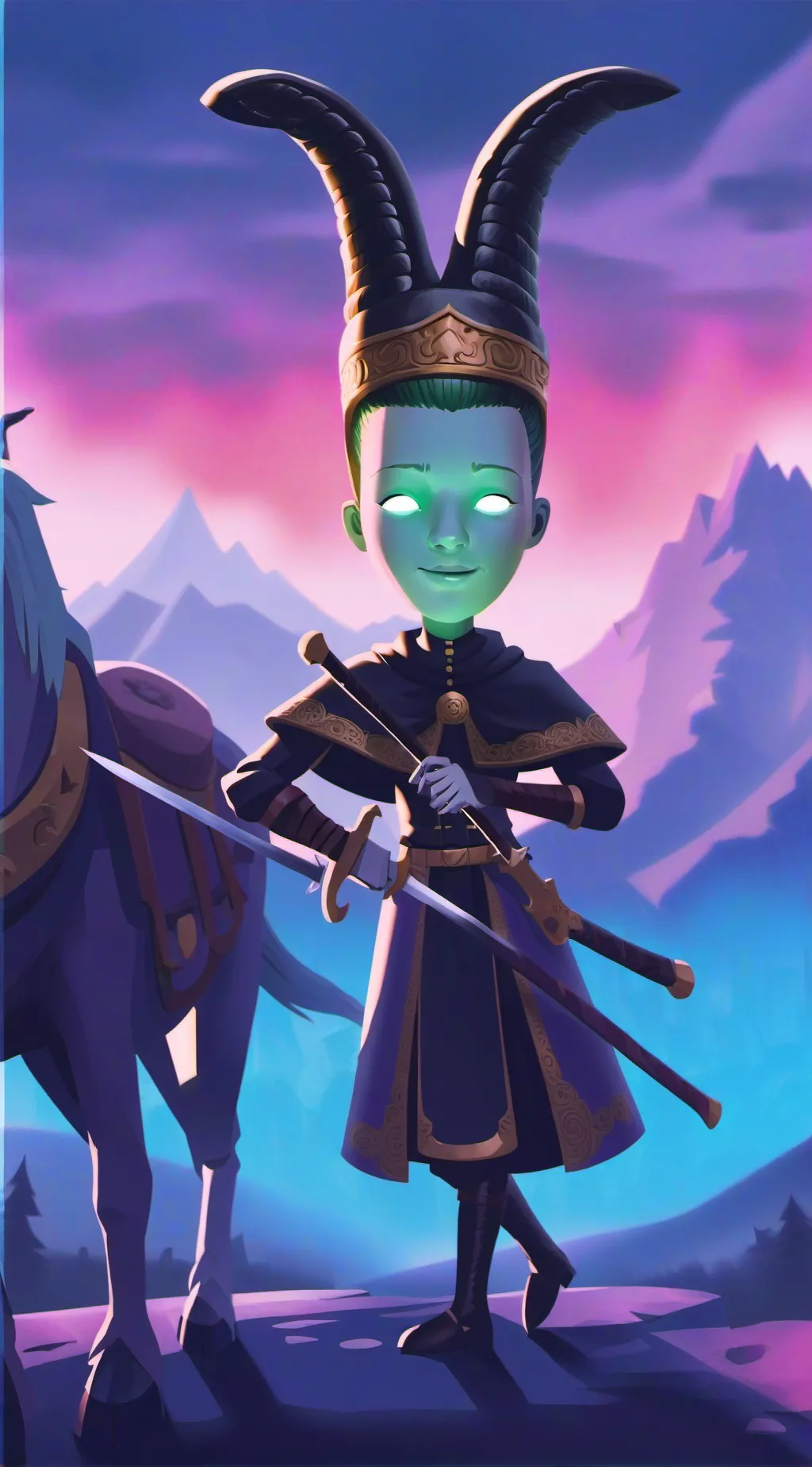 ai character: queen bitch background