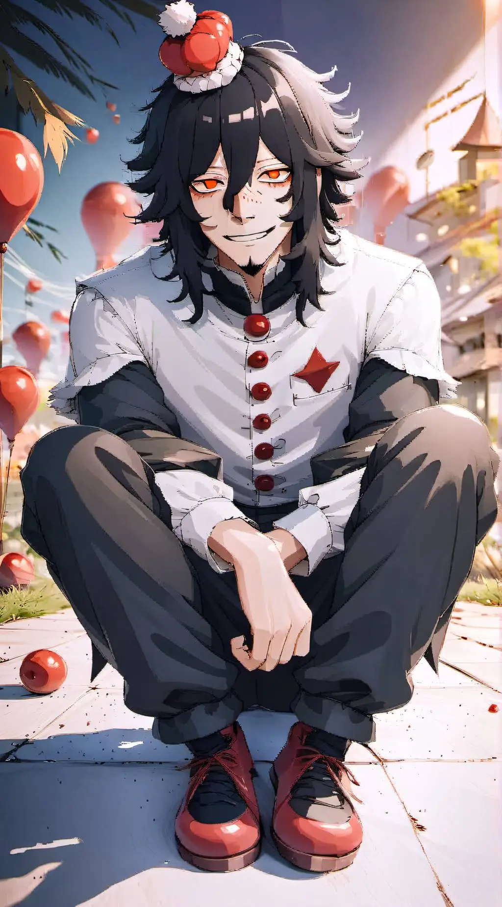 ai character: Aizawa but cursed💀 background