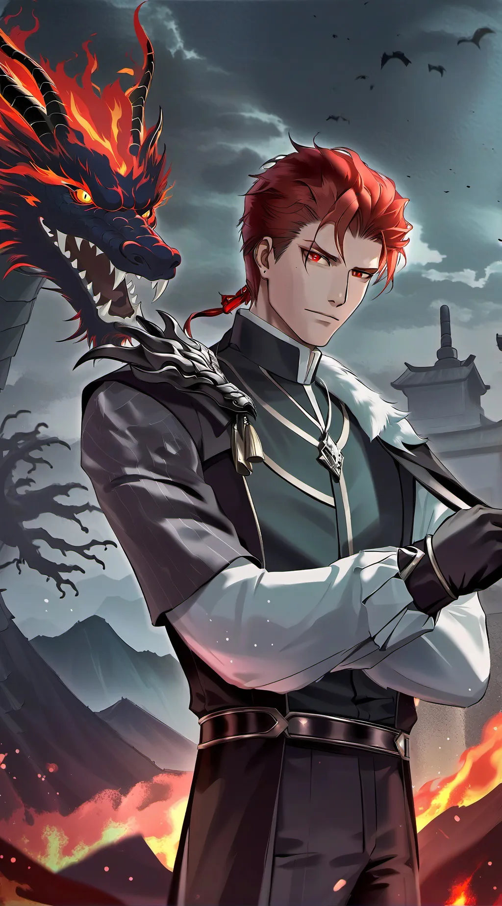 ai character: Mha (my au) background