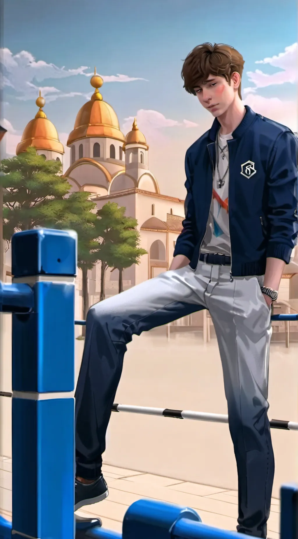 ai character: Xavier  background