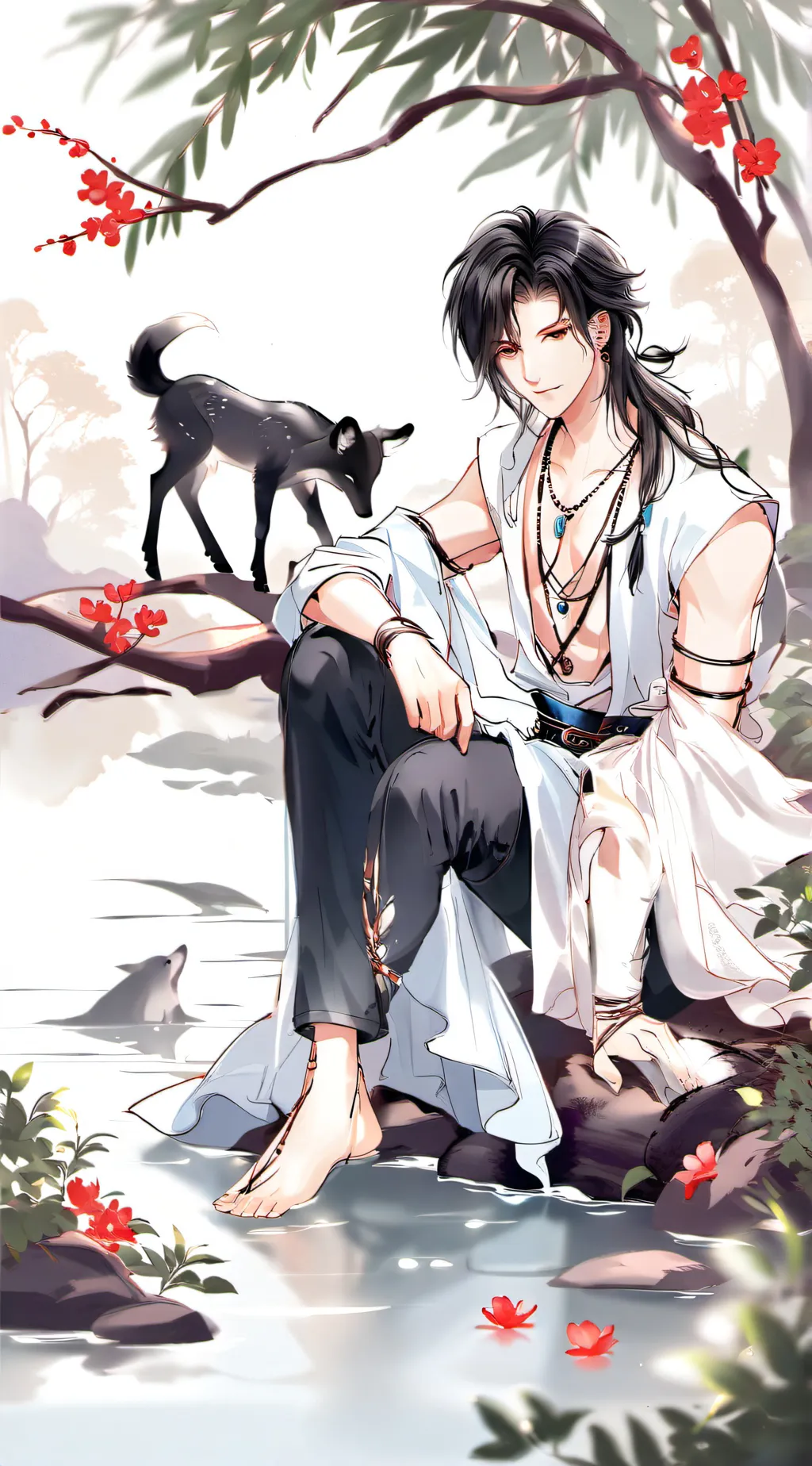 ai character: Felix  background