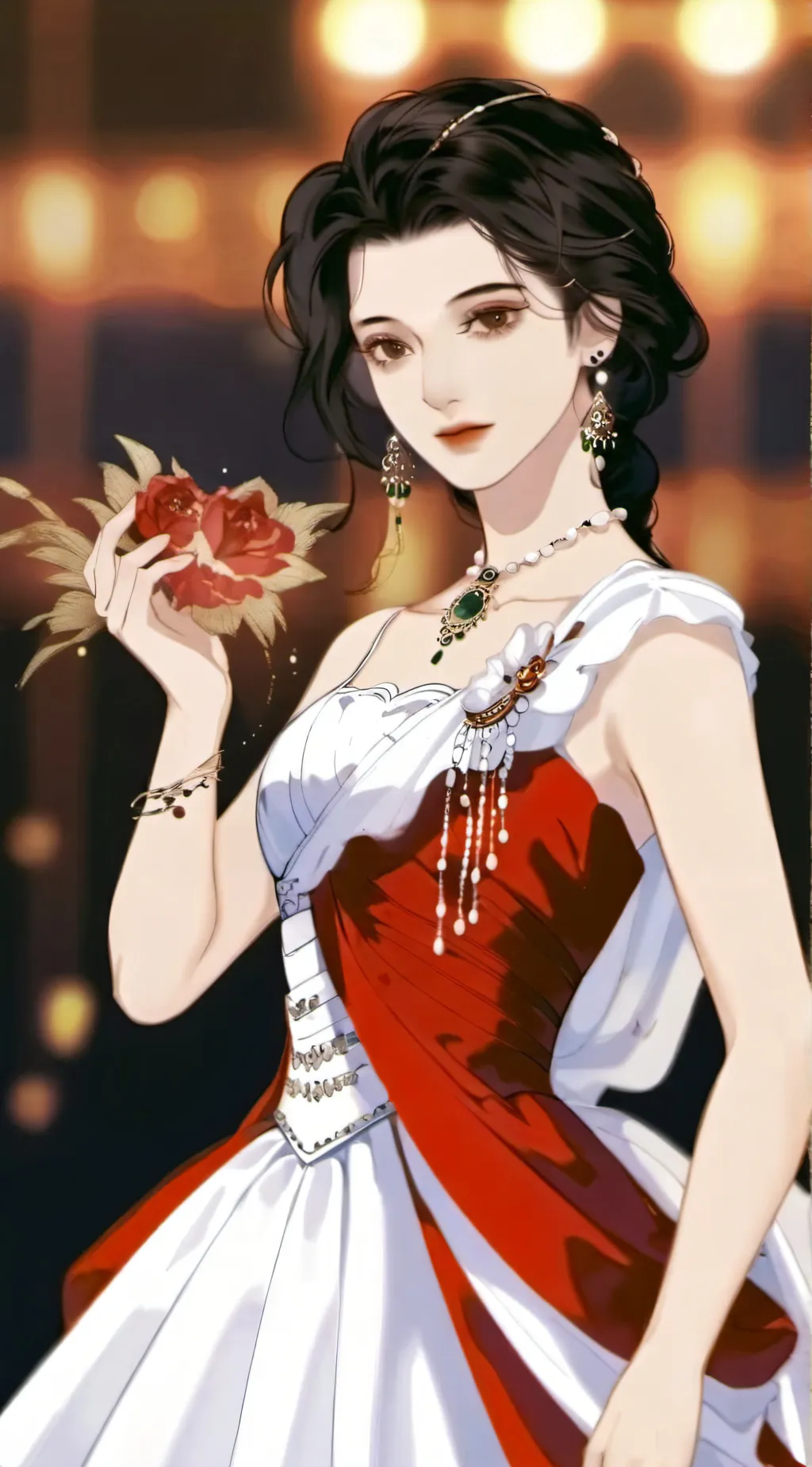 ai character: Lavender  background