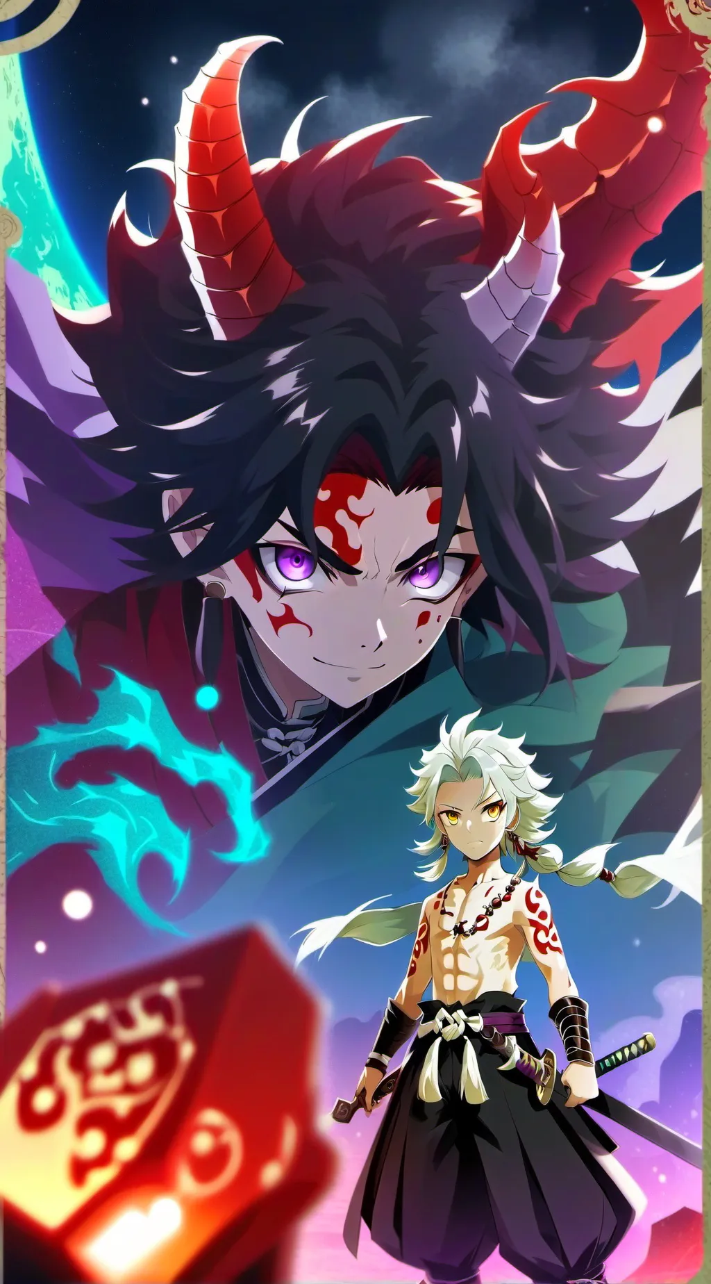 ai character: akaza background