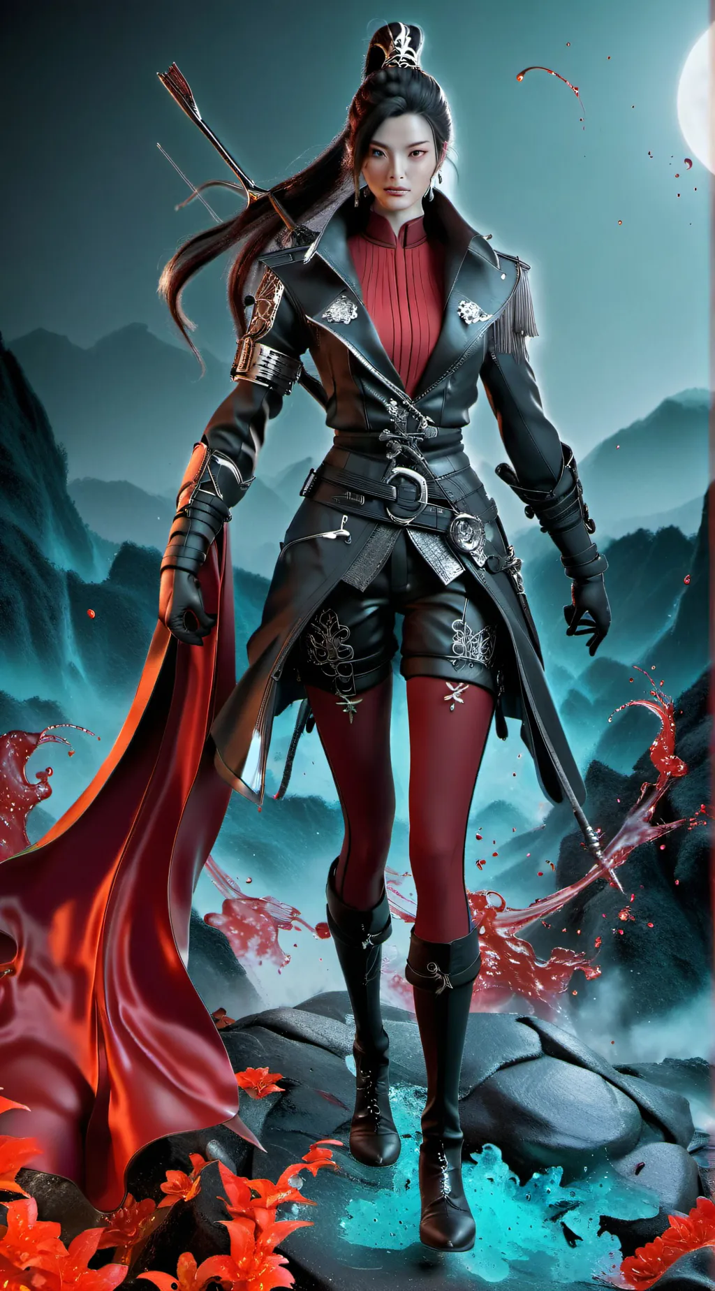 ai character: MISS HUROKO background