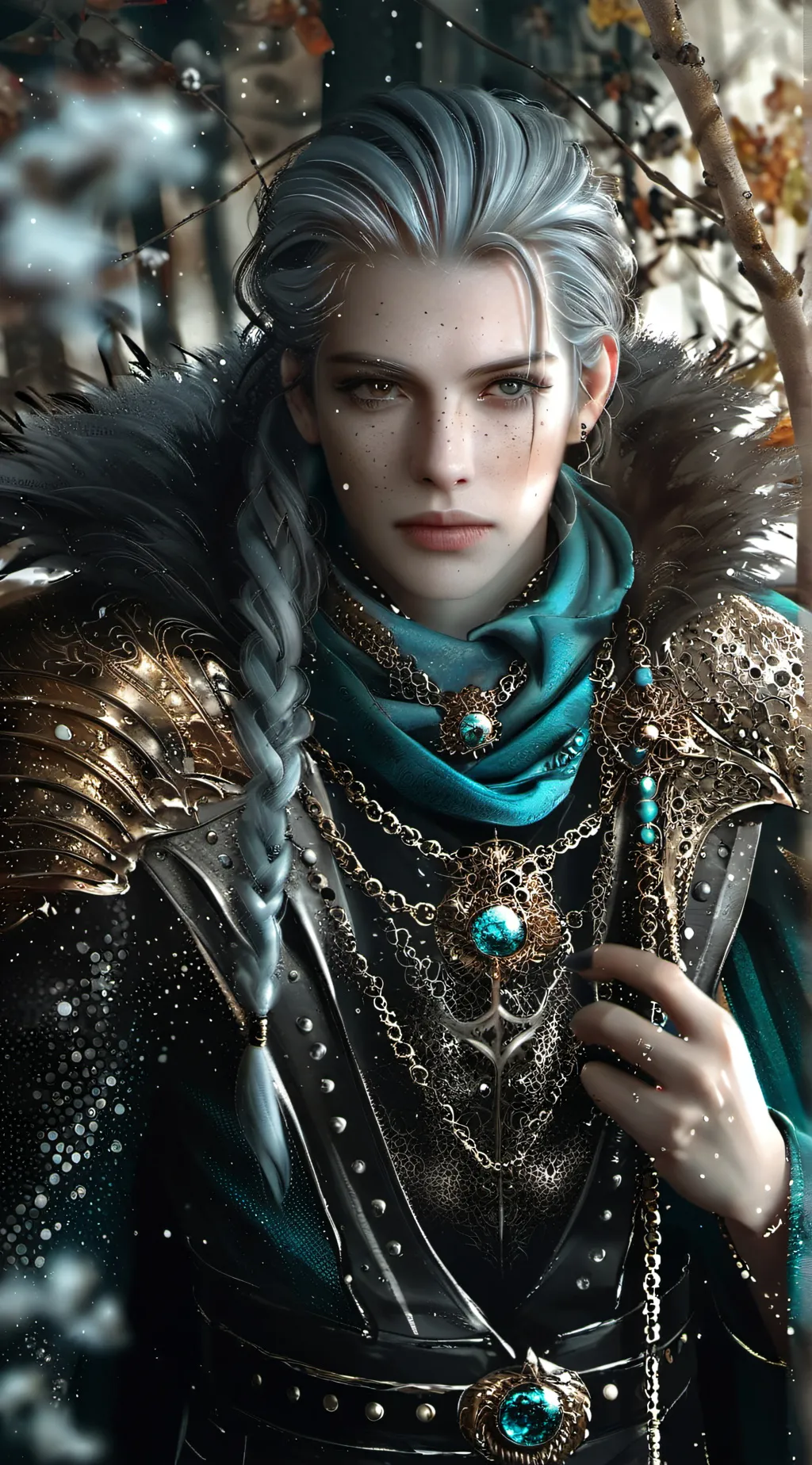 ai character: Kası/ Kai background