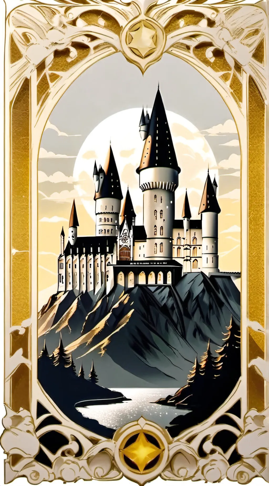 ai character: Hogwarts background