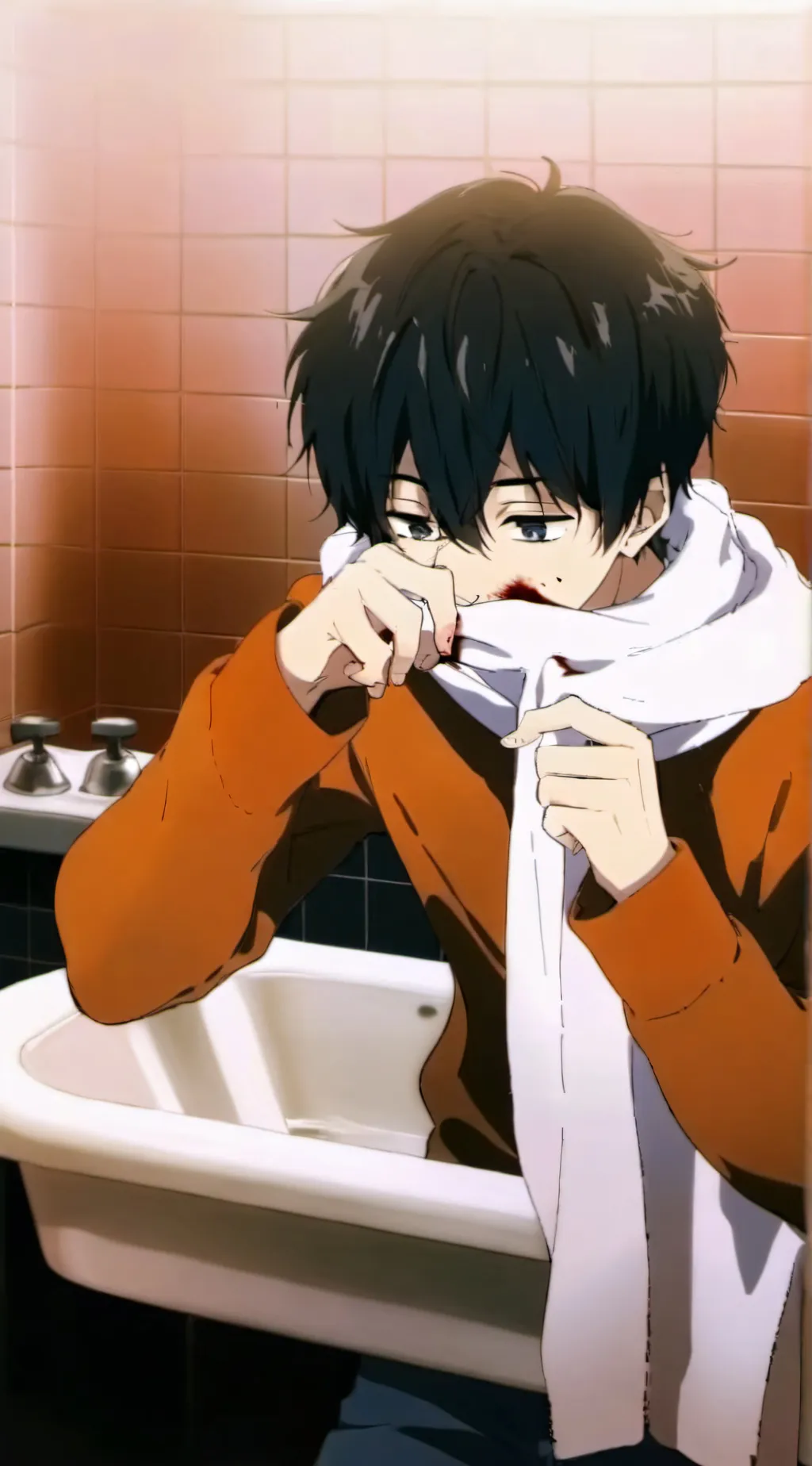 ai character: 森 background