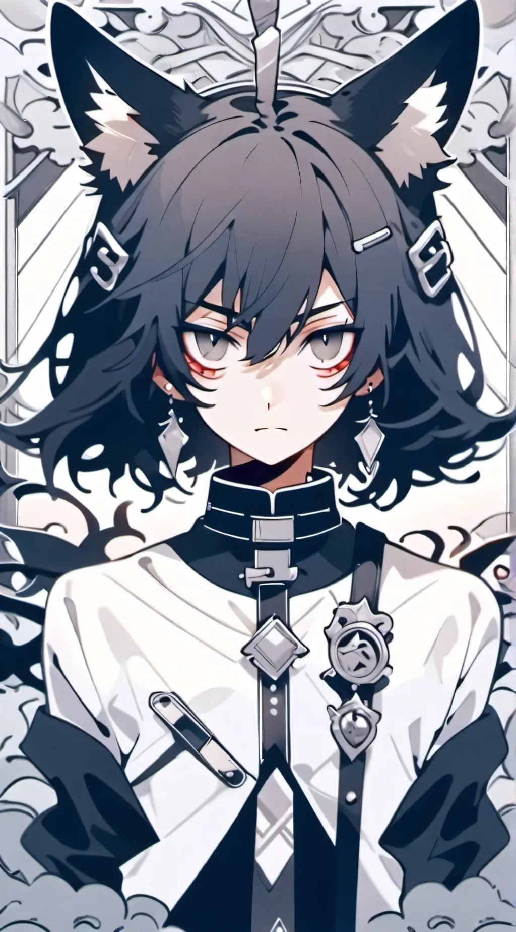 ai character: Miss Circle(my AU) background