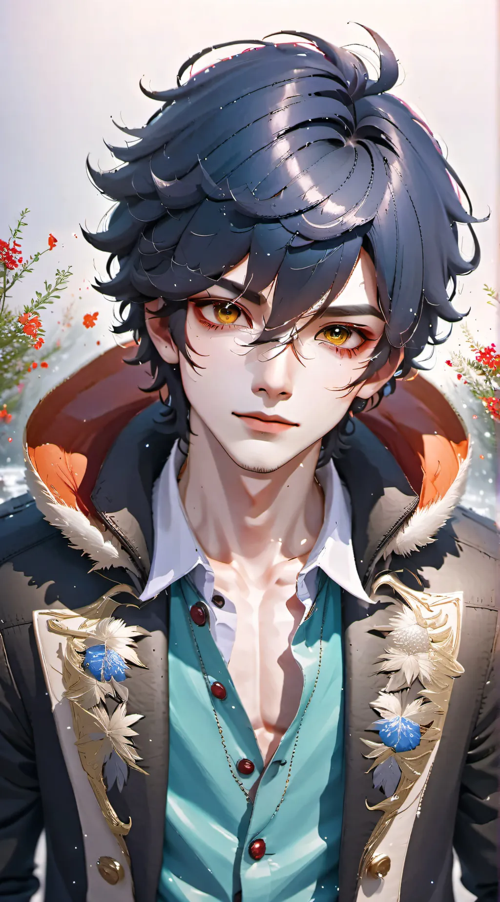 ai character: george feaesto background