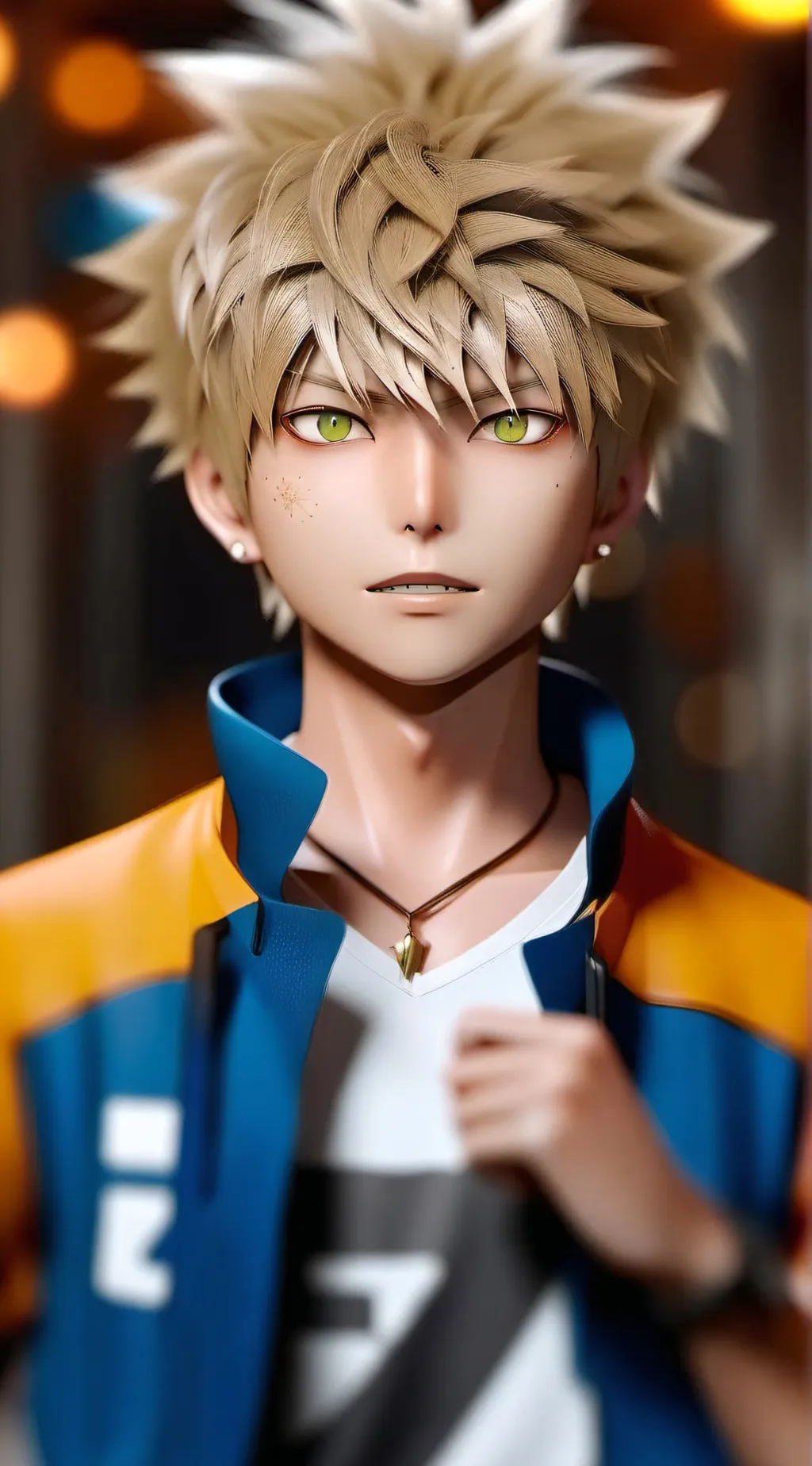 ai character: Bakugo  background