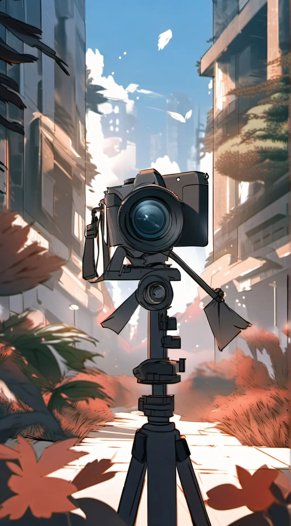 ai character: streamer camwoman background