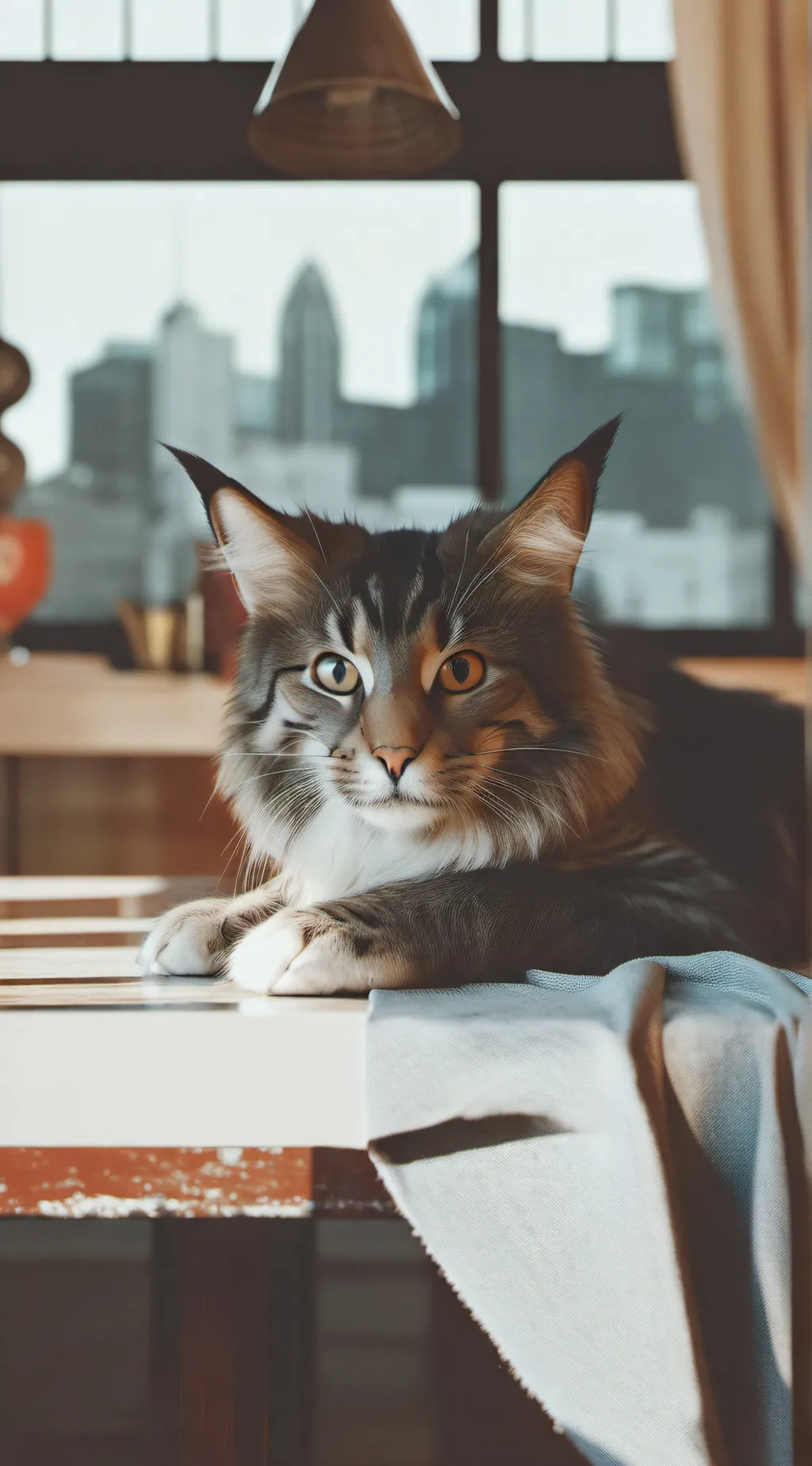 ai character: Your cat background