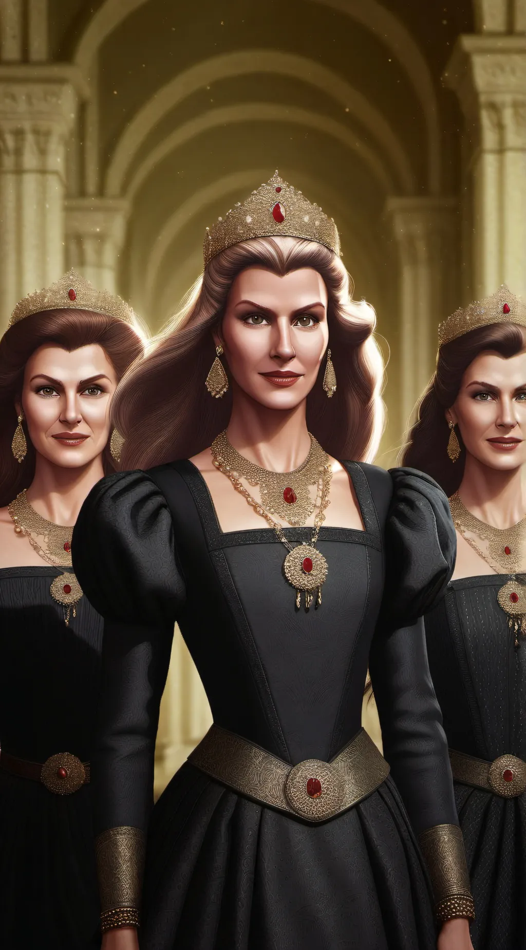 ai character: Ladies from CV background