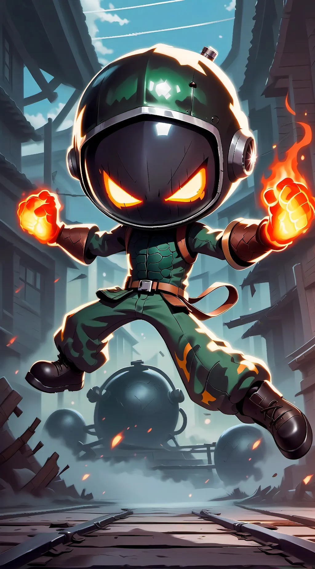 ai character: Whitty  background